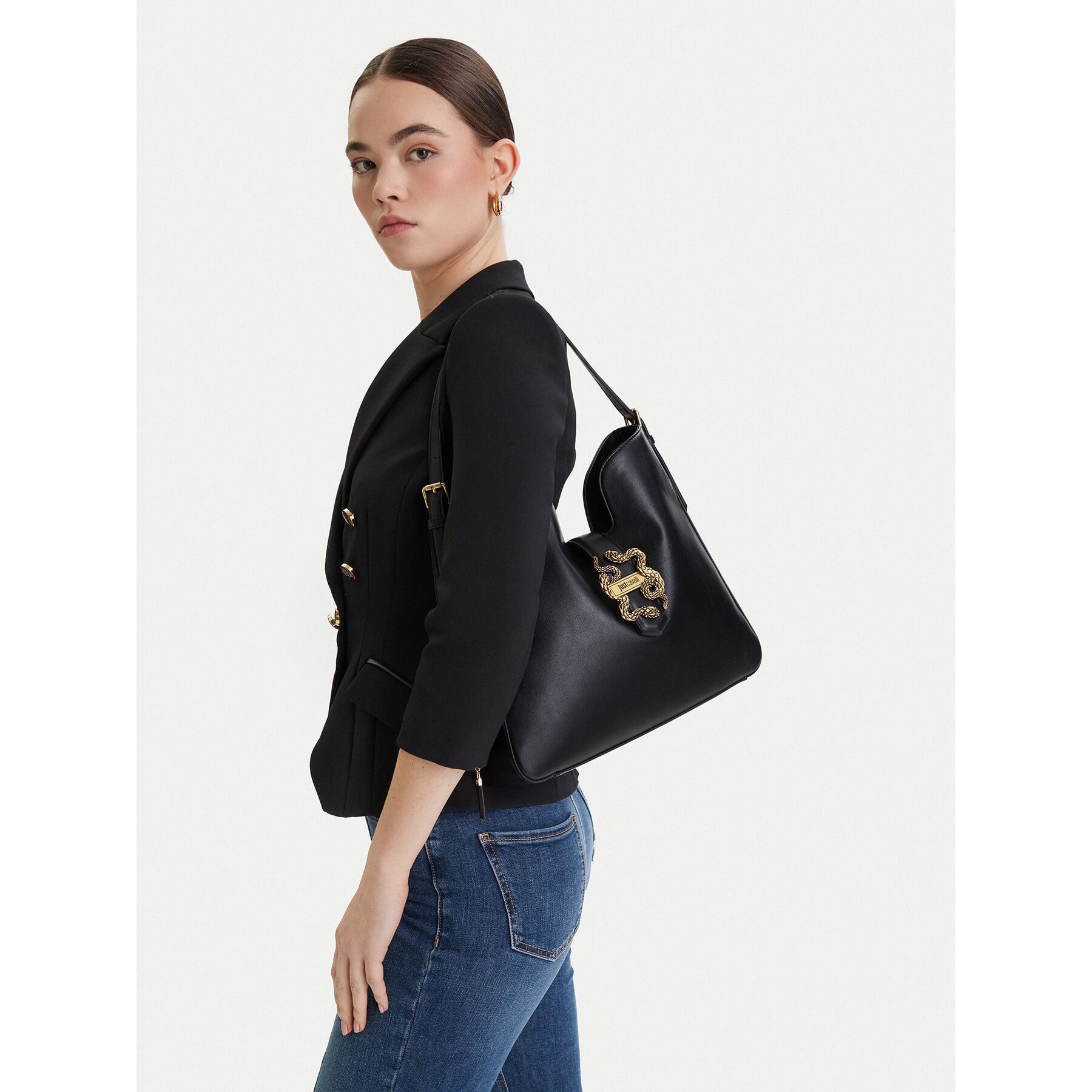 Geantă Just Cavalli 80RA4BA3 ZSA89 Negru