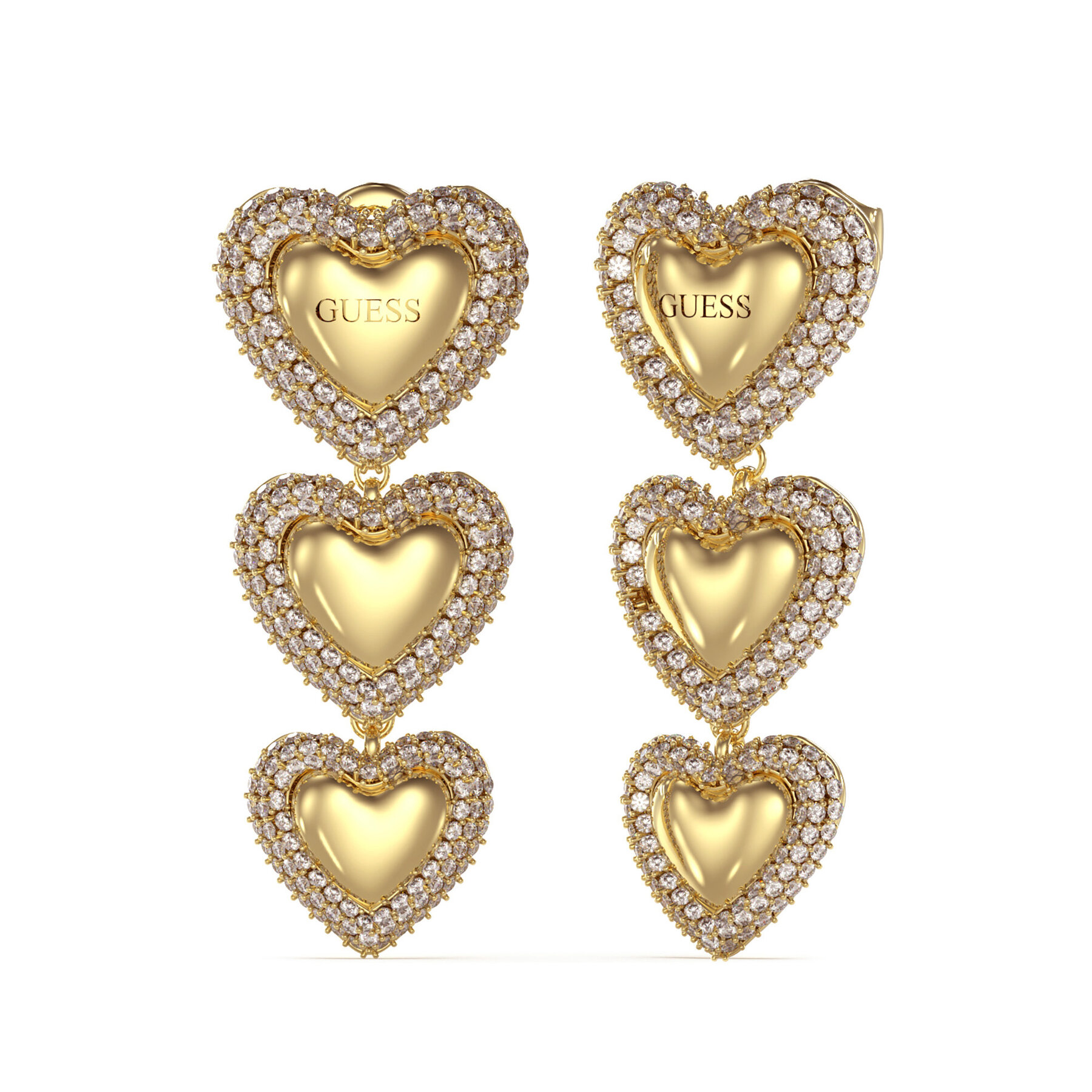 Обици Guess JUBE05 013JW Златист