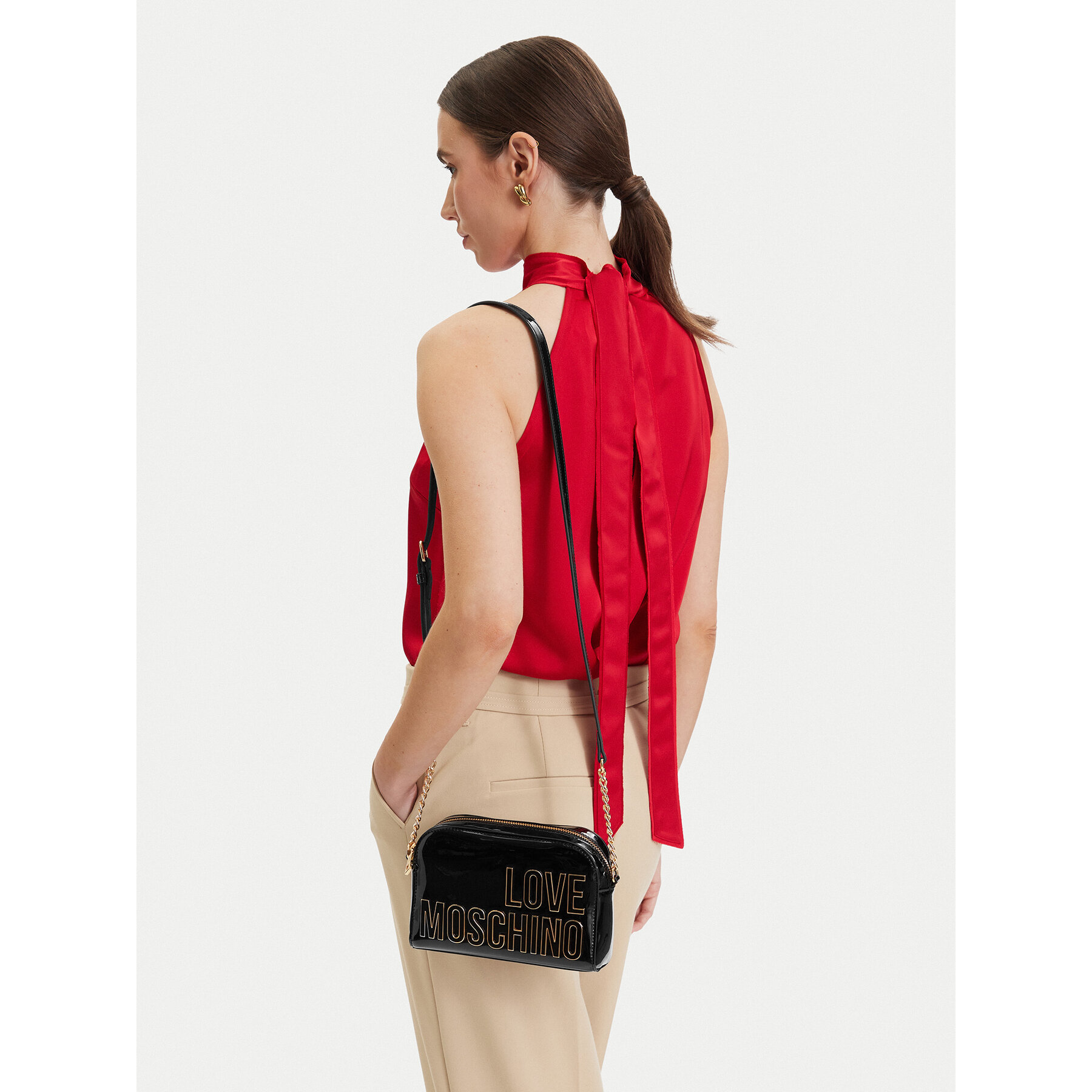 Τσάντα LOVE MOSCHINO JC4250PP0OKE100A Μαύρο