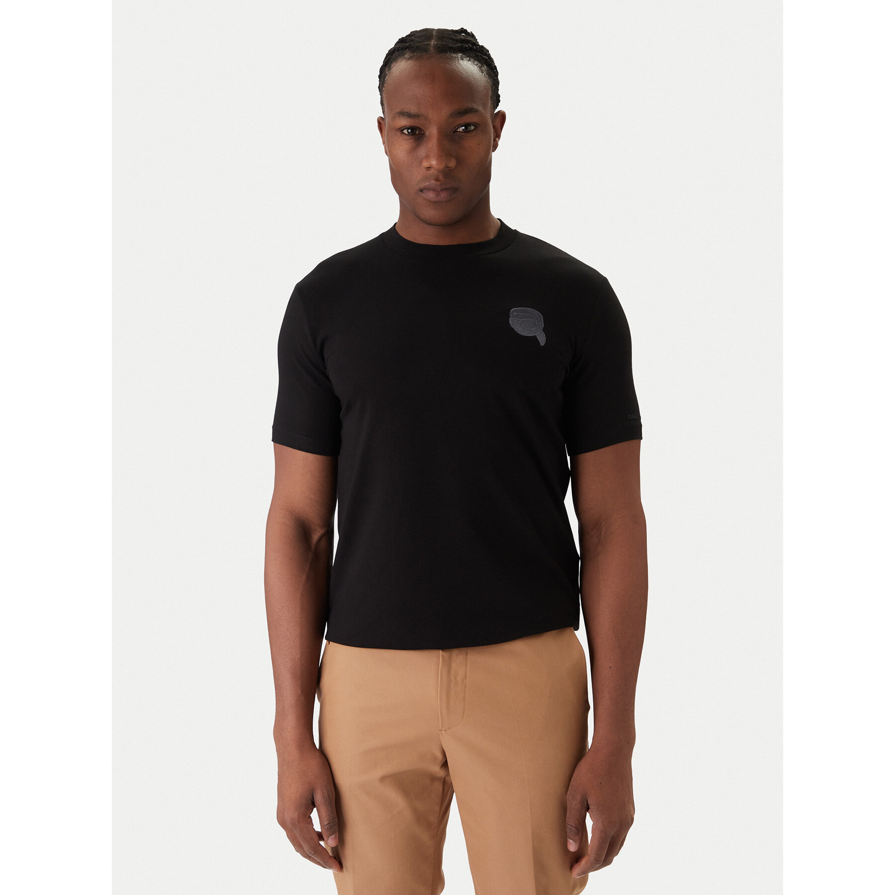 KARL LAGERFELD T-Shirt 755023 561235 Schwarz Regular Fit