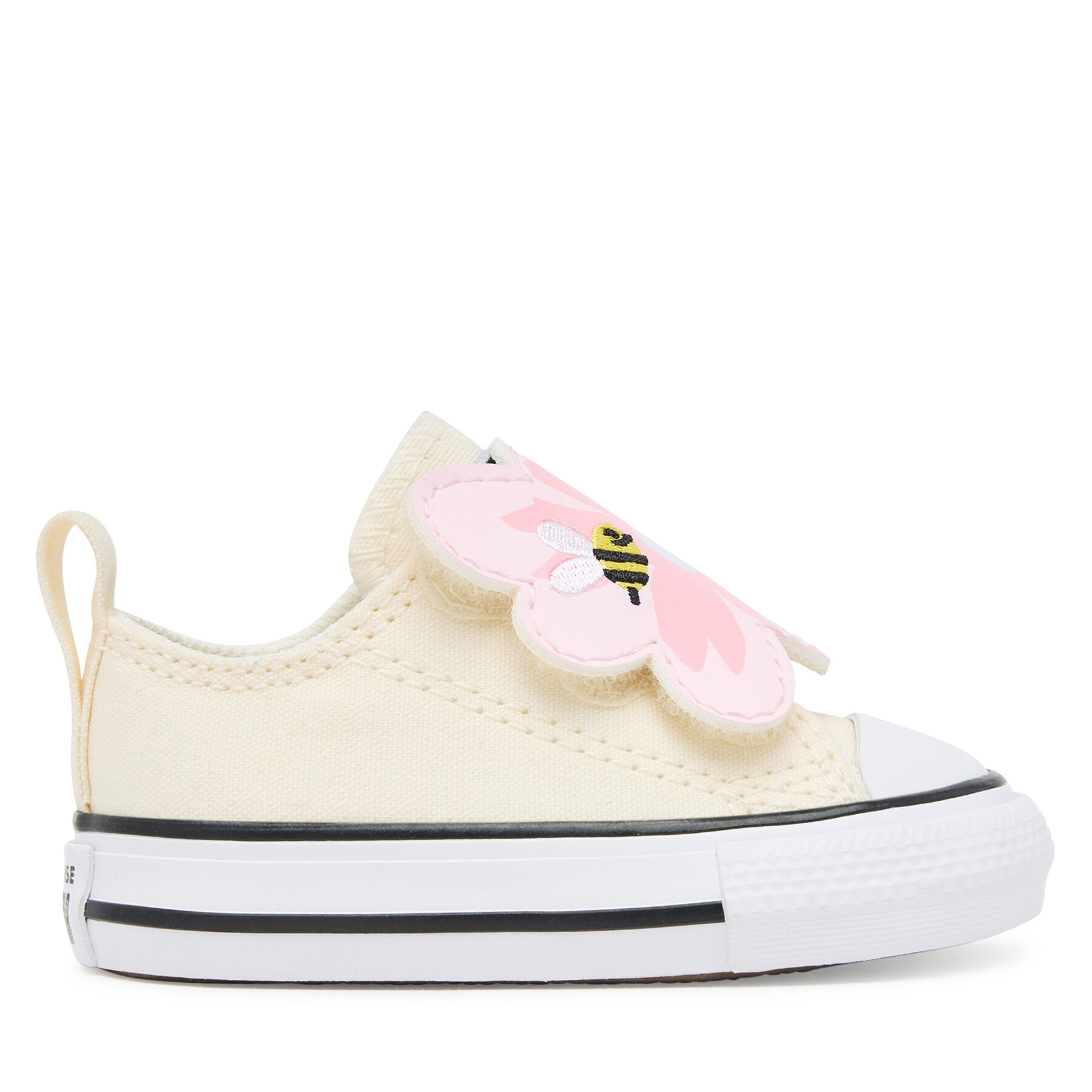 Plátenky Converse Chuck Taylor All Star One Strap Embroidered Floral Easy On A13452C Écru