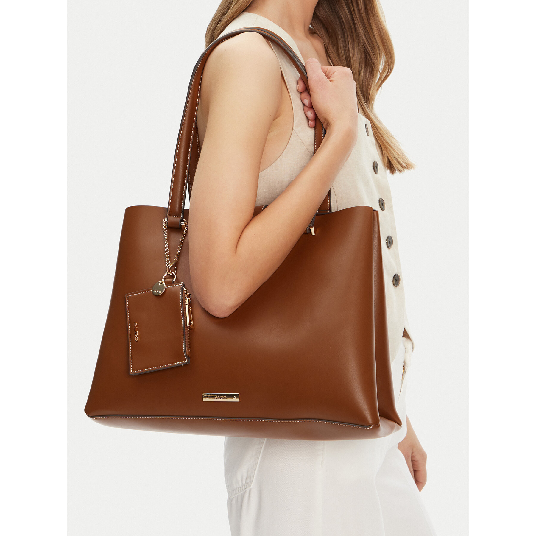 Дамска чанта Aldo Korer 13933737 Кафяв