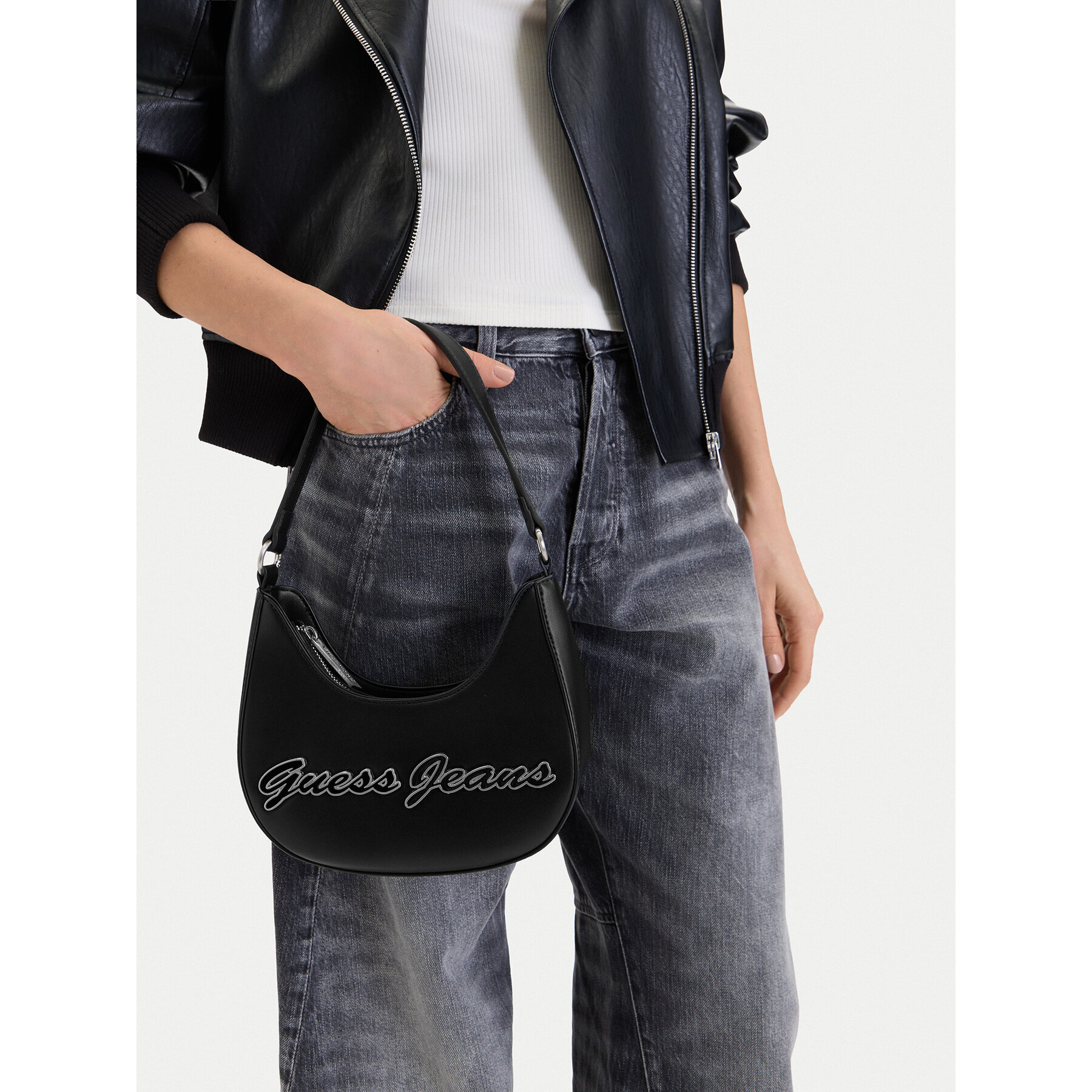 Τσάντα Guess Jeans WBEO-GUESS-B-014-09 Μαύρο