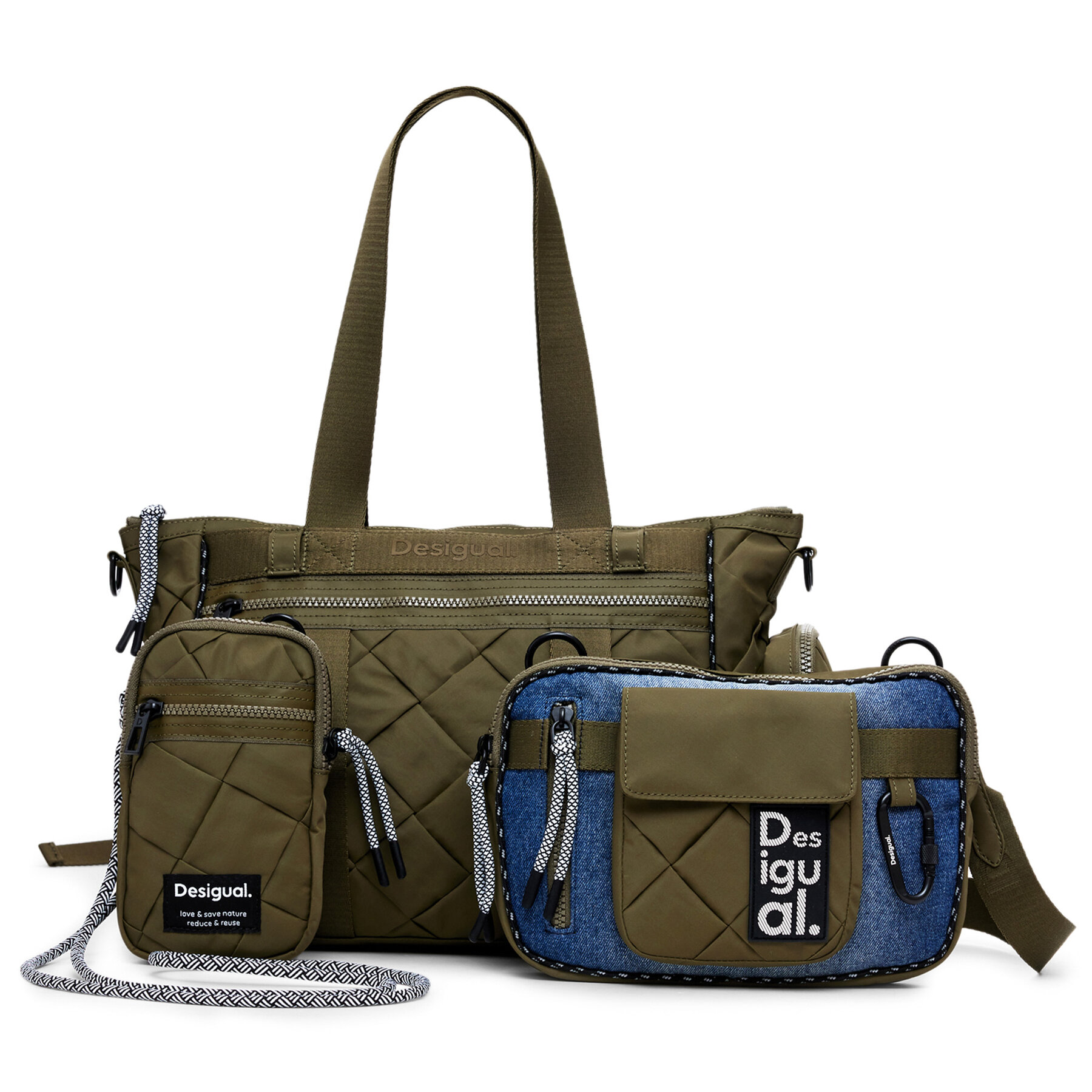 Bolso Desigual 24WAXY42 Caqui