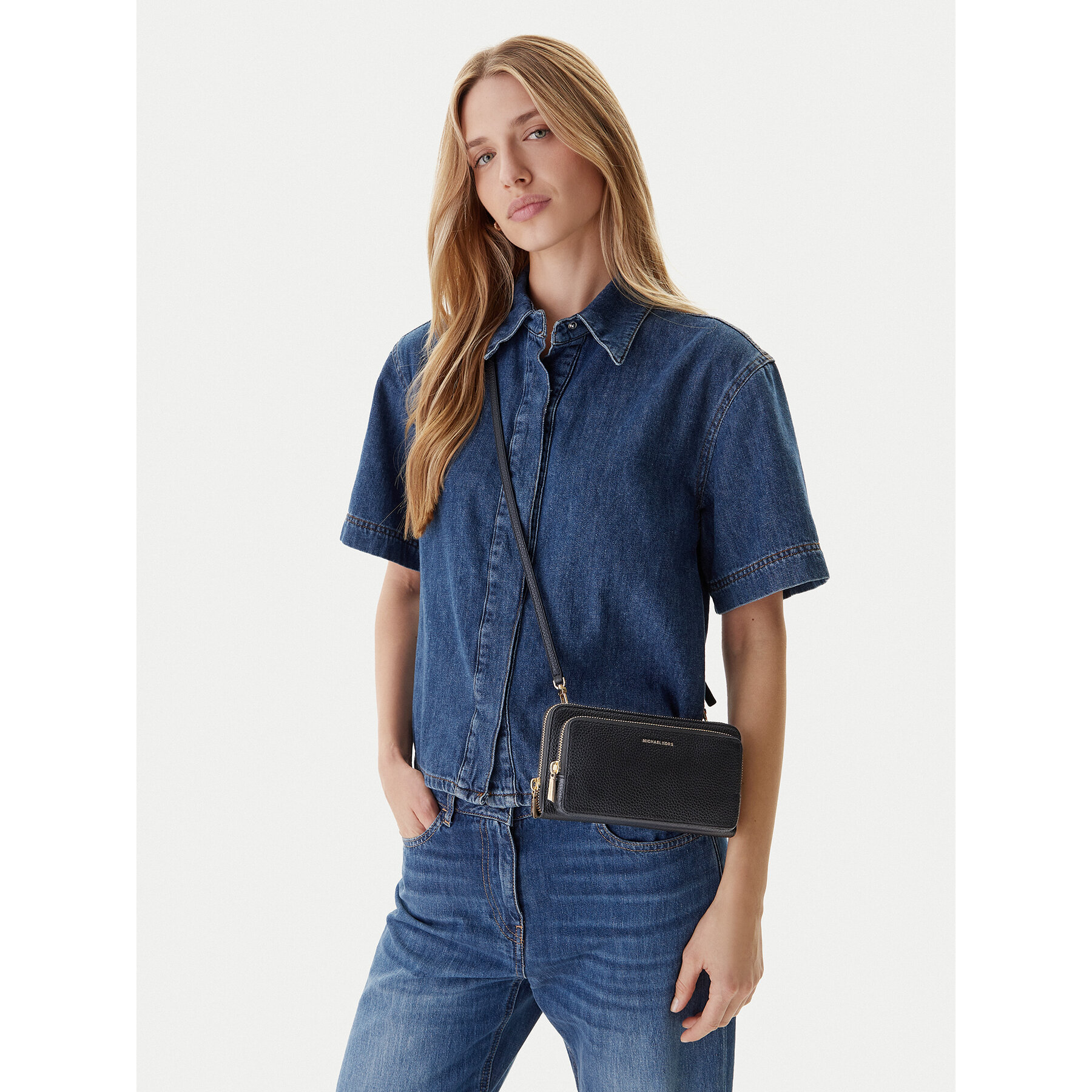 Torbica MICHAEL Michael Kors 32F5GJ6C7L Crna
