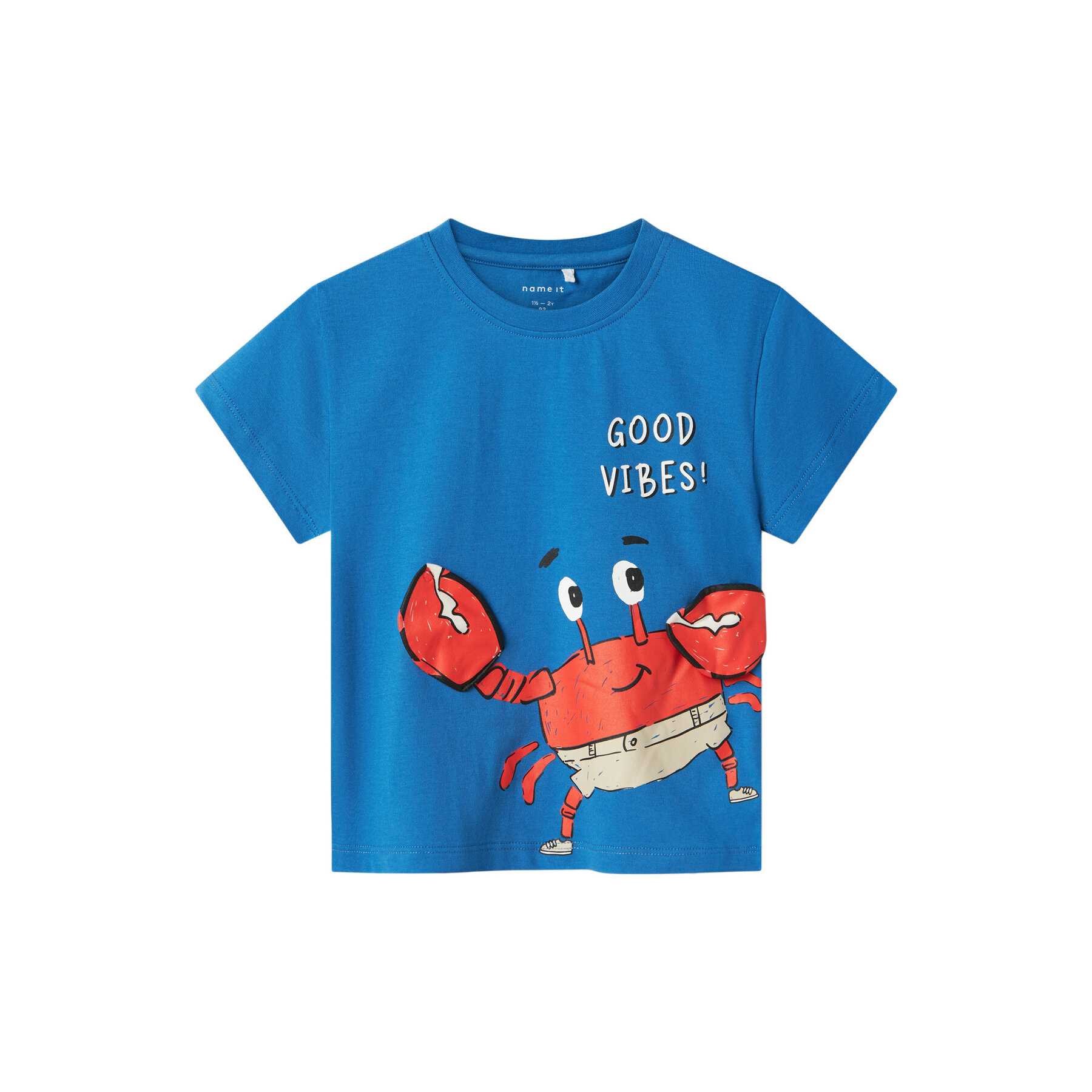 NAME IT NAME IT T-Shirt Fish 13241295 Μπλε Regular Fit