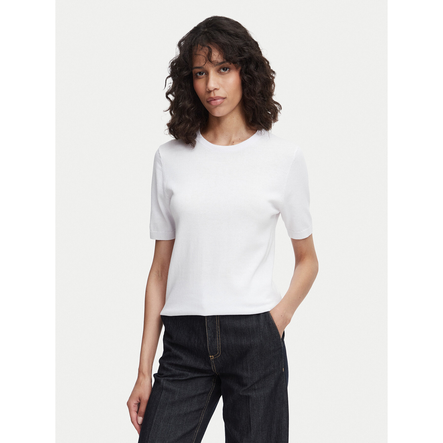Beverly Hills Polo Club T-Shirt P-SS26W-M6564-0001 Weiß Regular Fit