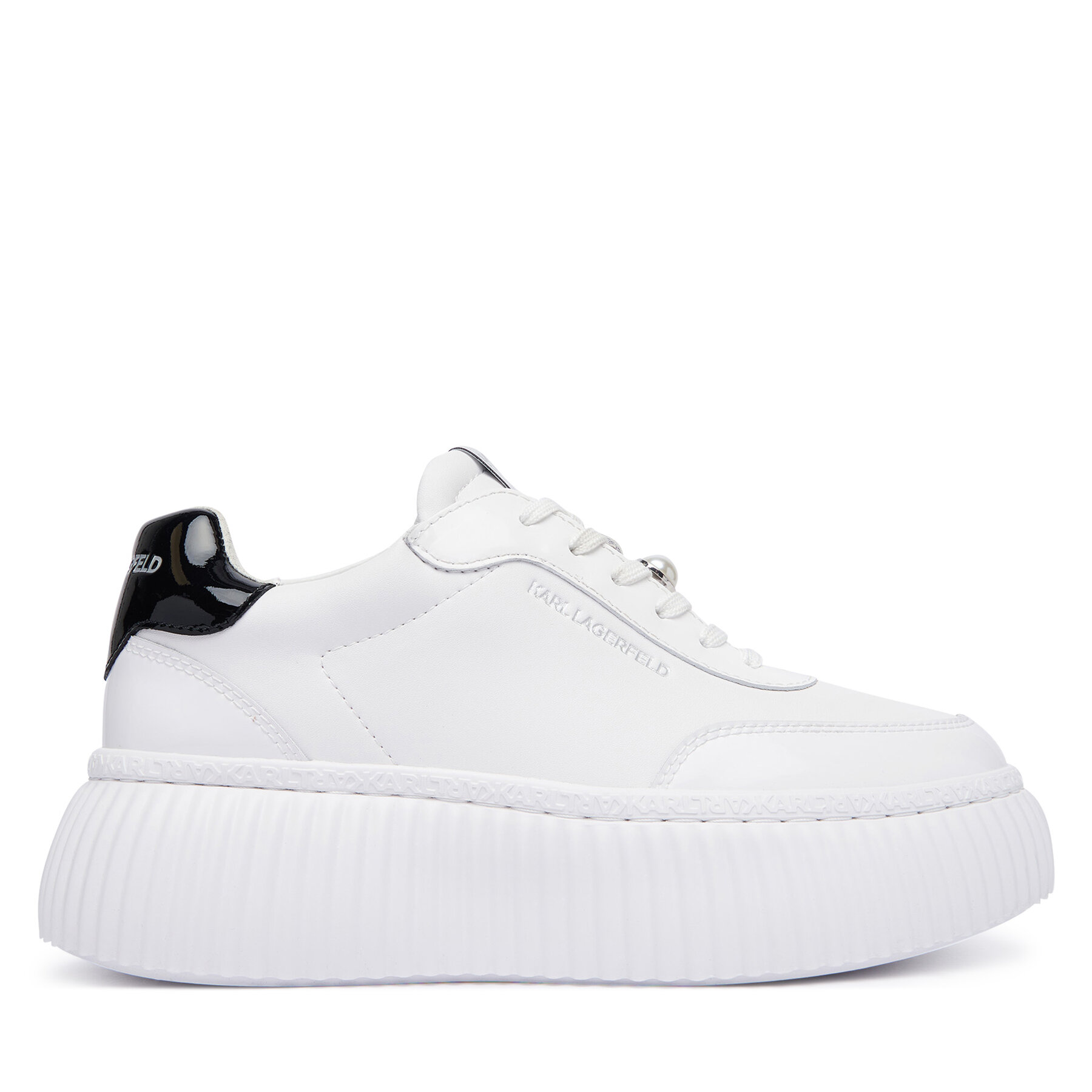 Sneakersy KARL LAGERFELD KL42377T Biela
