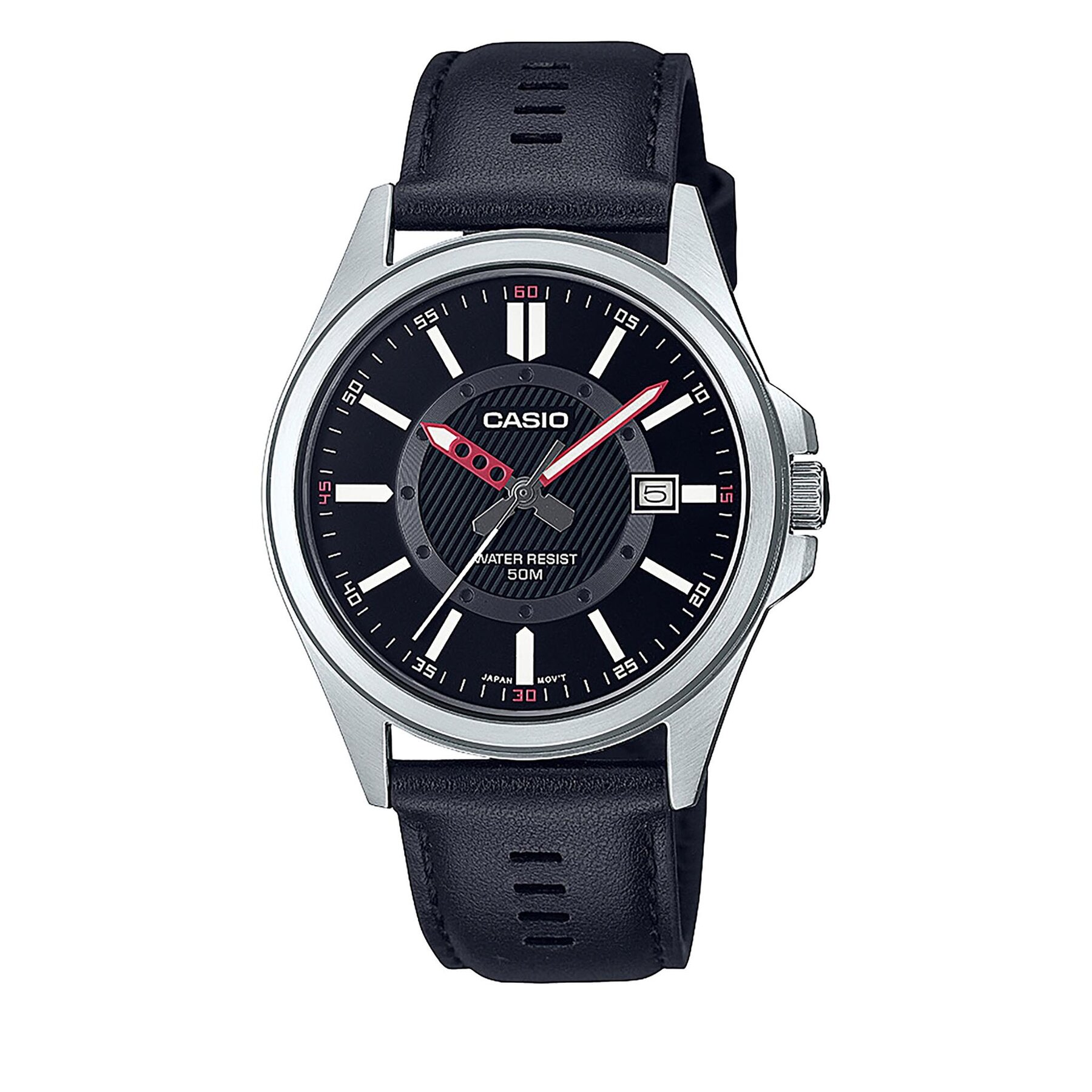 

Годинник Casio MTP-E700L-1EVEF Silver/Black, Чорний