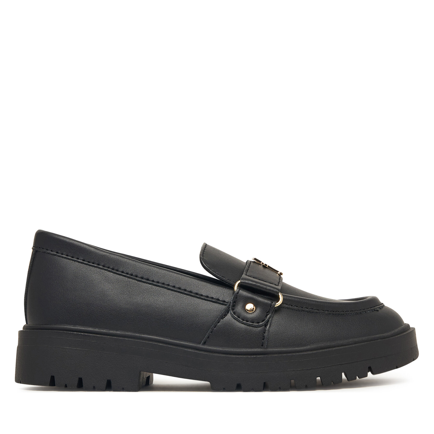 лоуфъри с дебела подметка Tommy Hilfiger T3A4-35141-1355999 M Черен