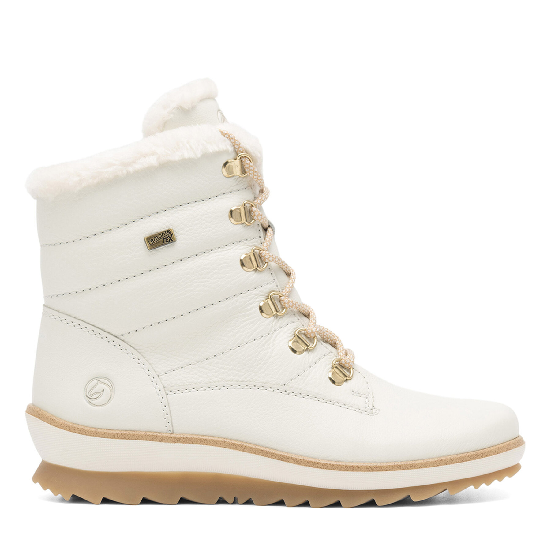 Damskie Remonte Trzewiki, Rozmiar 36 Biały R8480-80