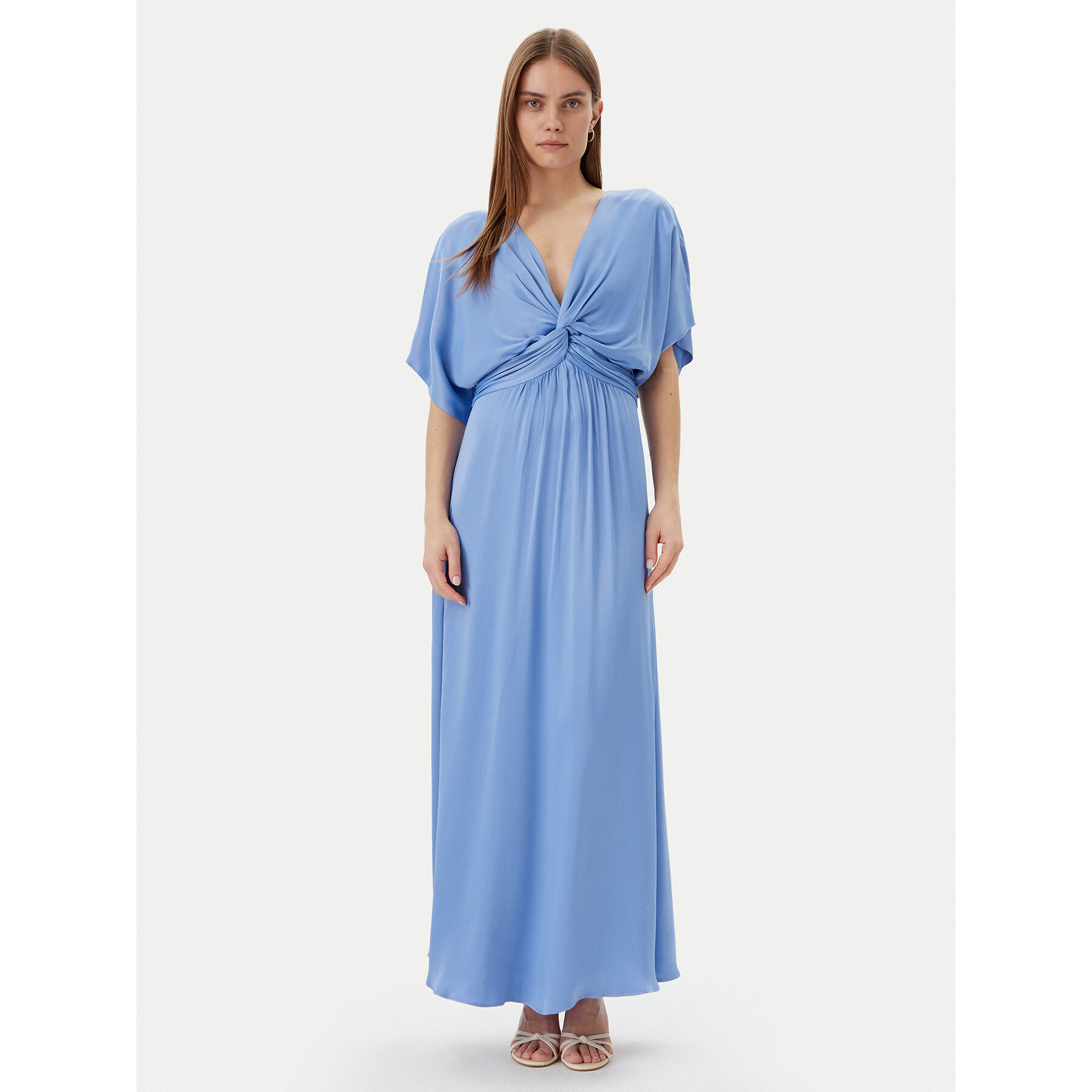LOLA CASADEMUNT Abendkleid MS2516012 Hellblau Regular Fit