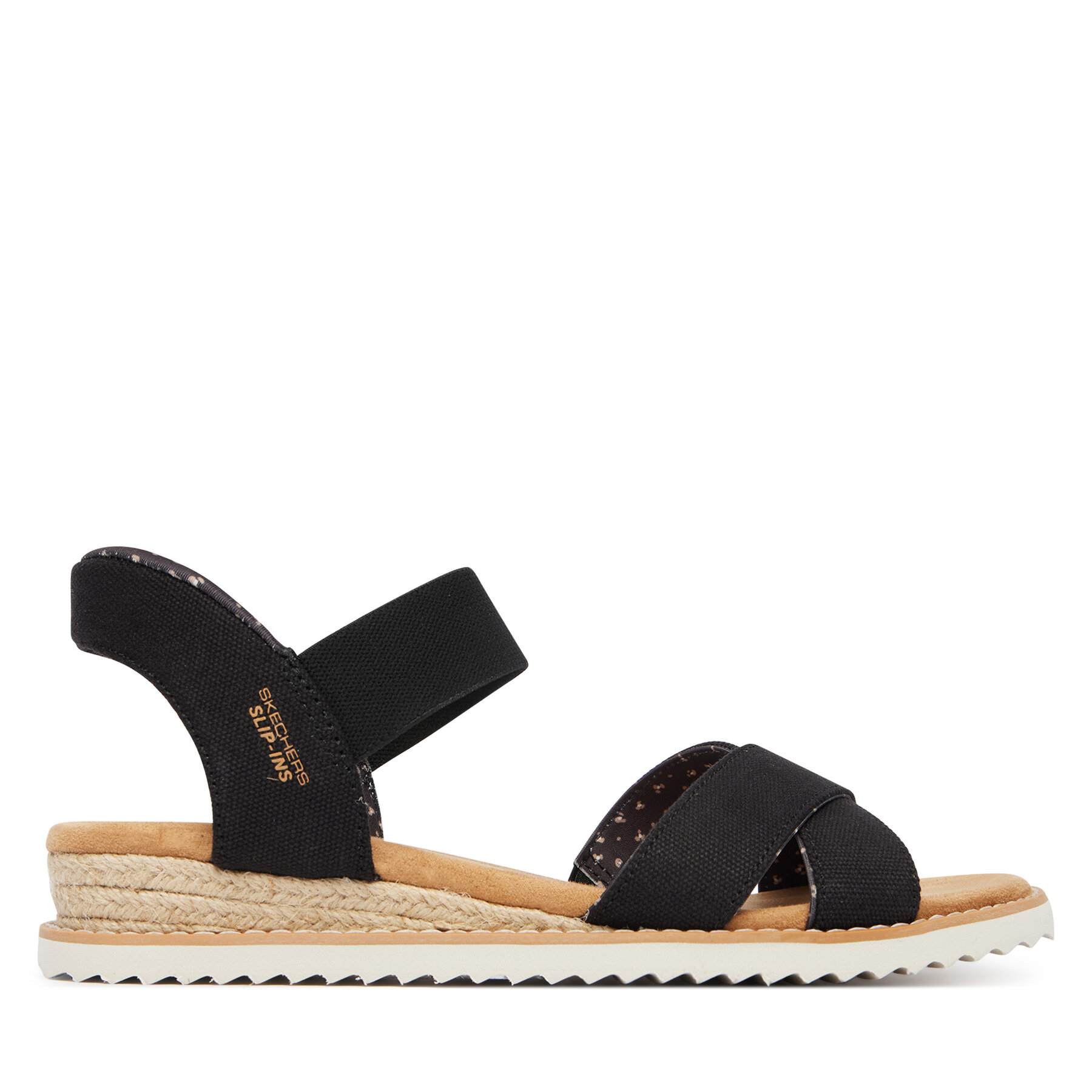 Sandale Skechers BOBS Desert Kiss - Golden Lily 114418/BLK Negru