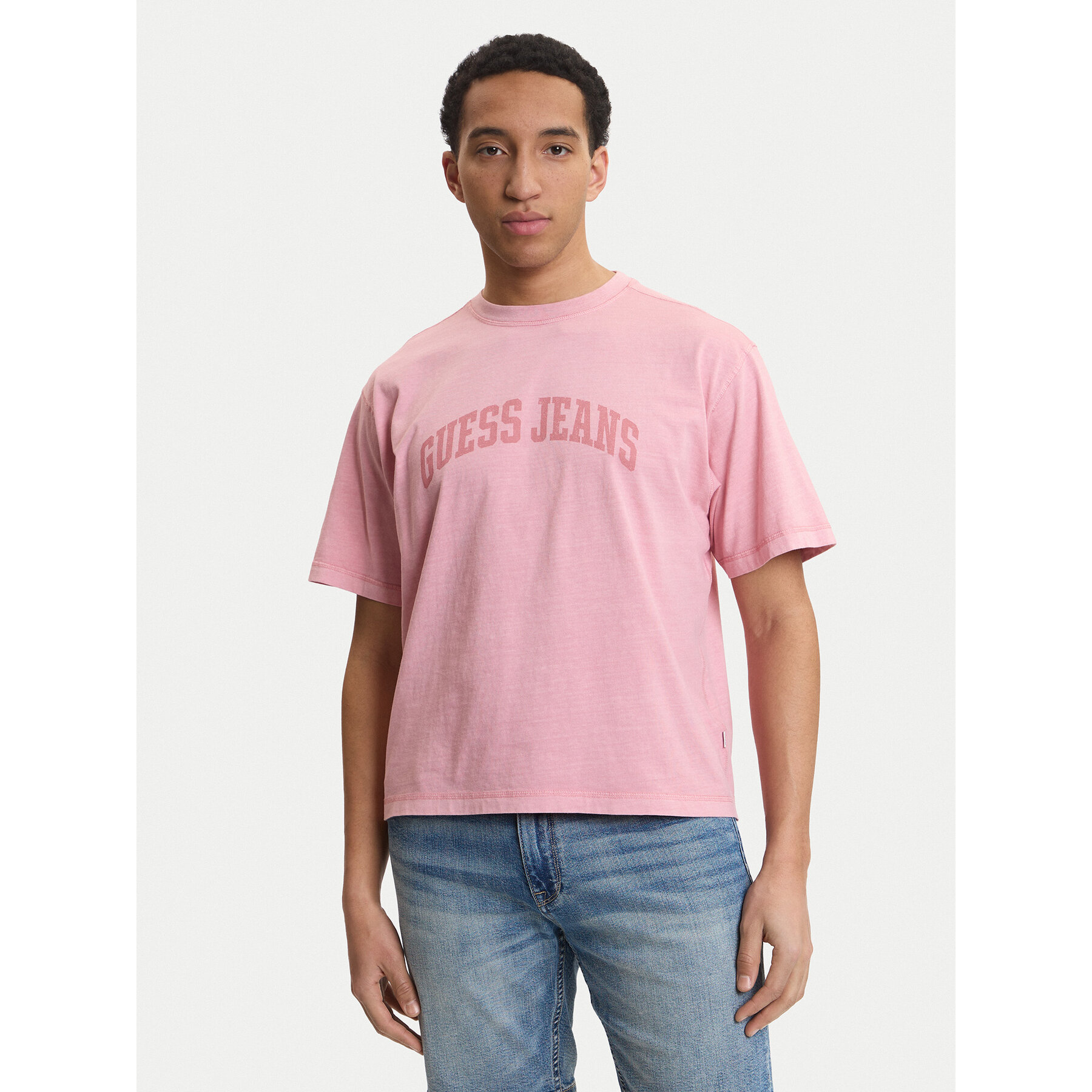 Guess Jeans T-shirt M6GIB6 K8FQ4 Ružičasta Regular Fit