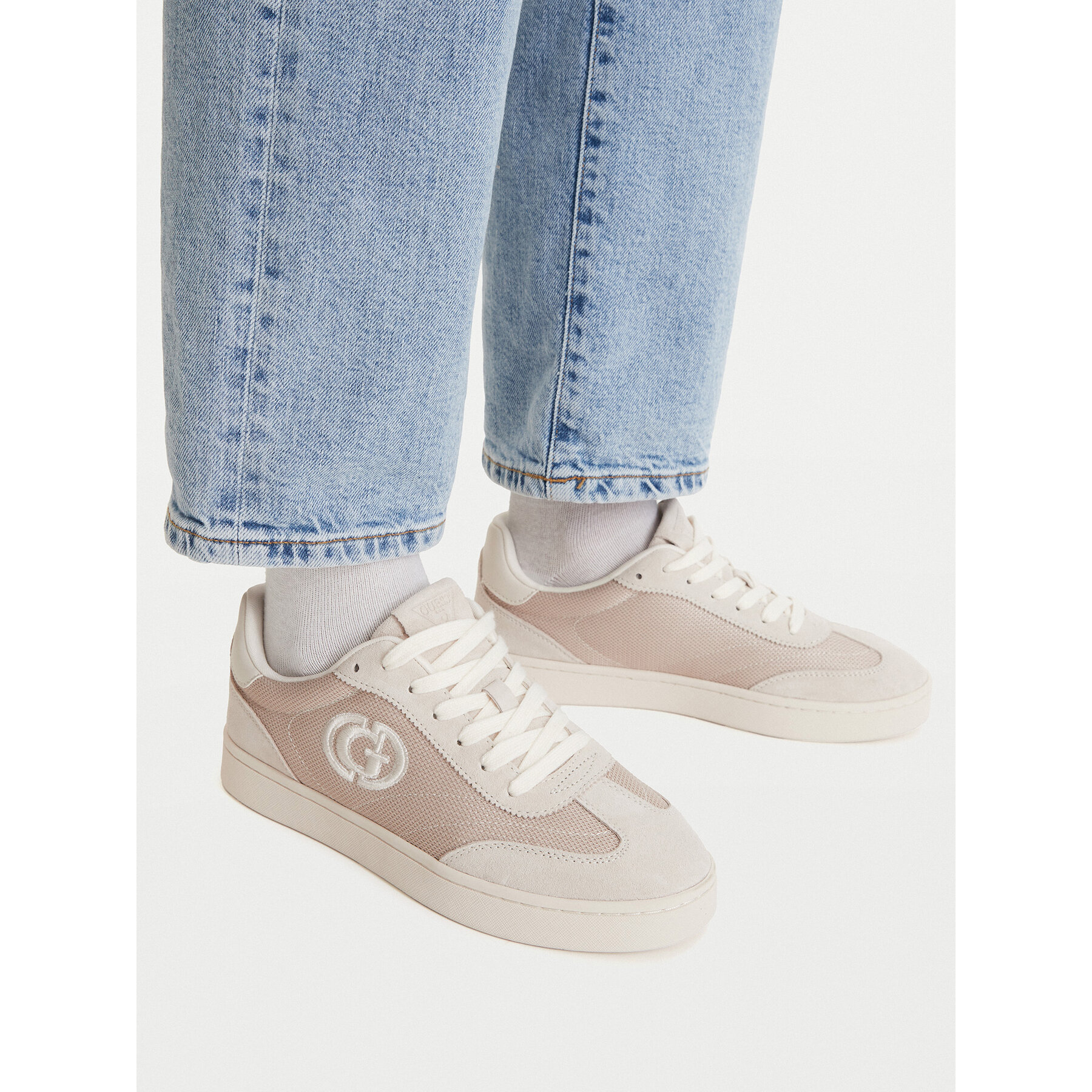 Sneakers Guess Fltjac LEA12 Beige