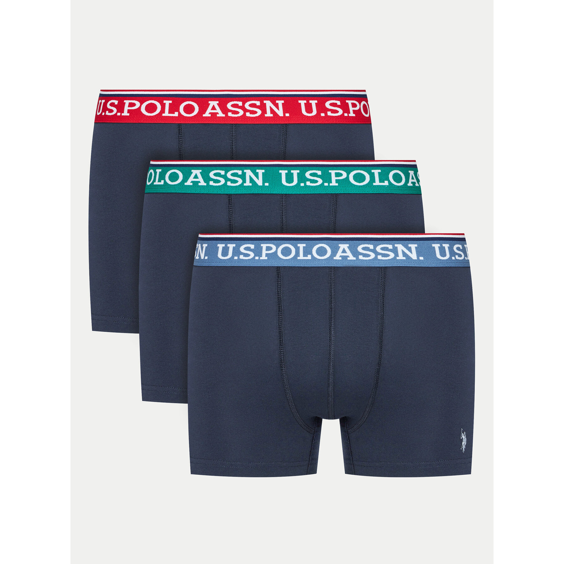 U.S. Polo Assn. U.S. Polo Assn. Σετ μποξεράκια 3 τμχ MUP4078 Σκούρο μπλε