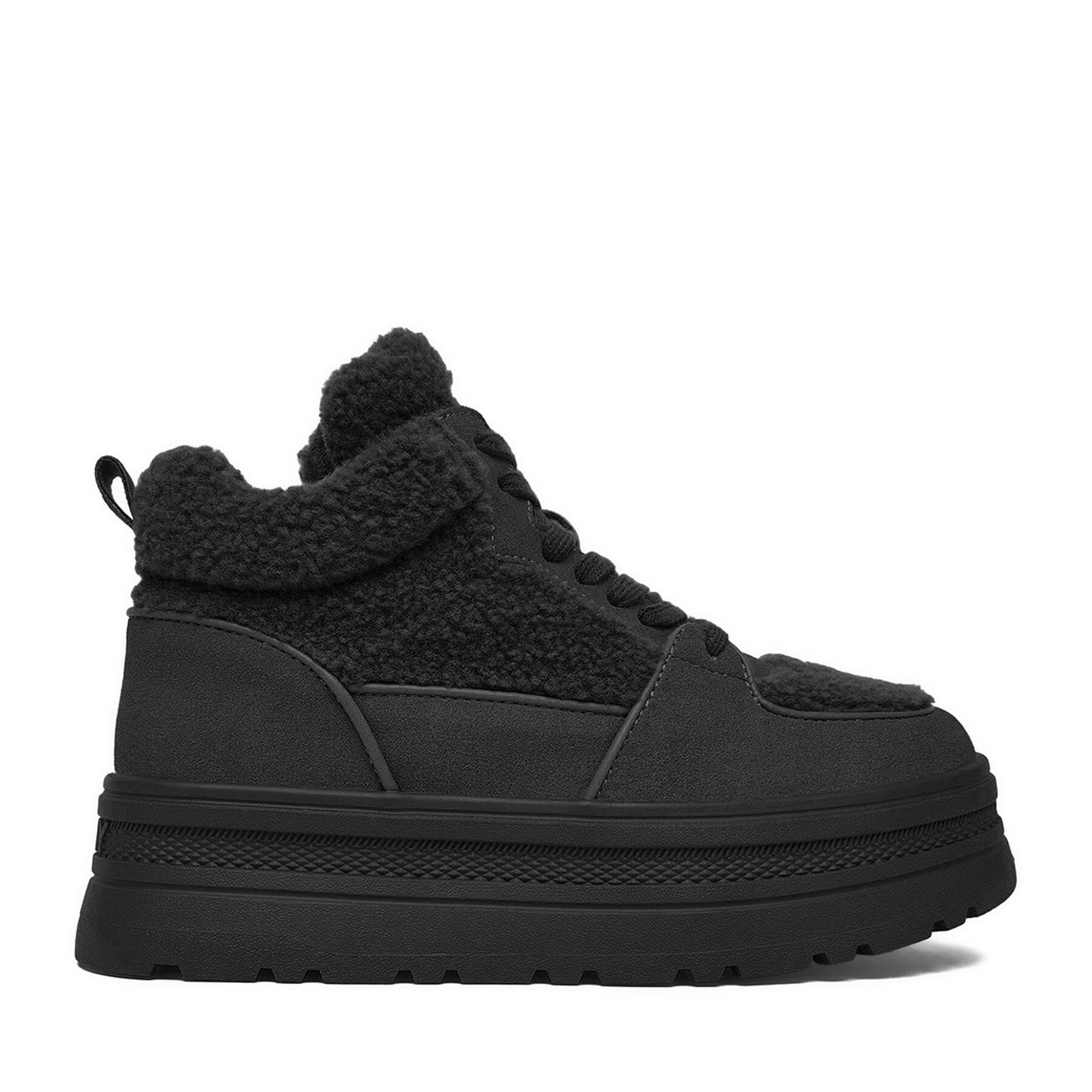 Šnurovacia obuv Roxy CEO-WSS21655-01 Čierna