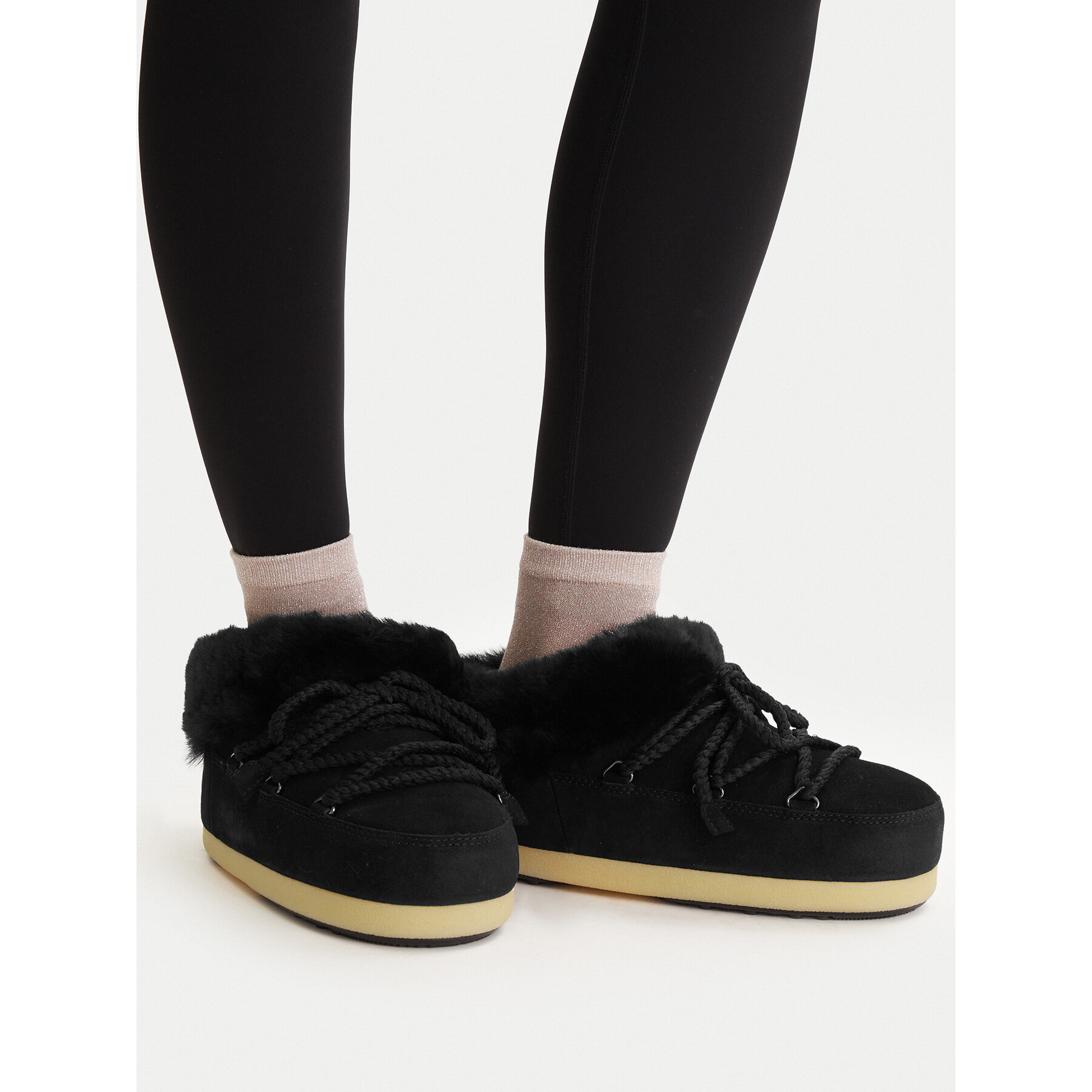 Cizme de zăpadă Moon Boot Mb Evx Mule Suede 80D1470090 Negru