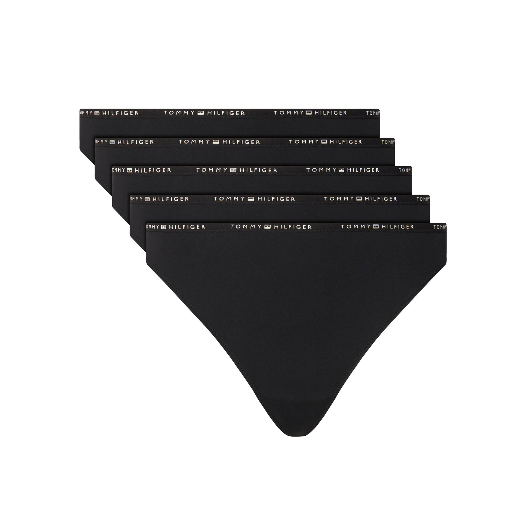 Tommy Hilfiger String-Set UW0UW06343 Schwarz