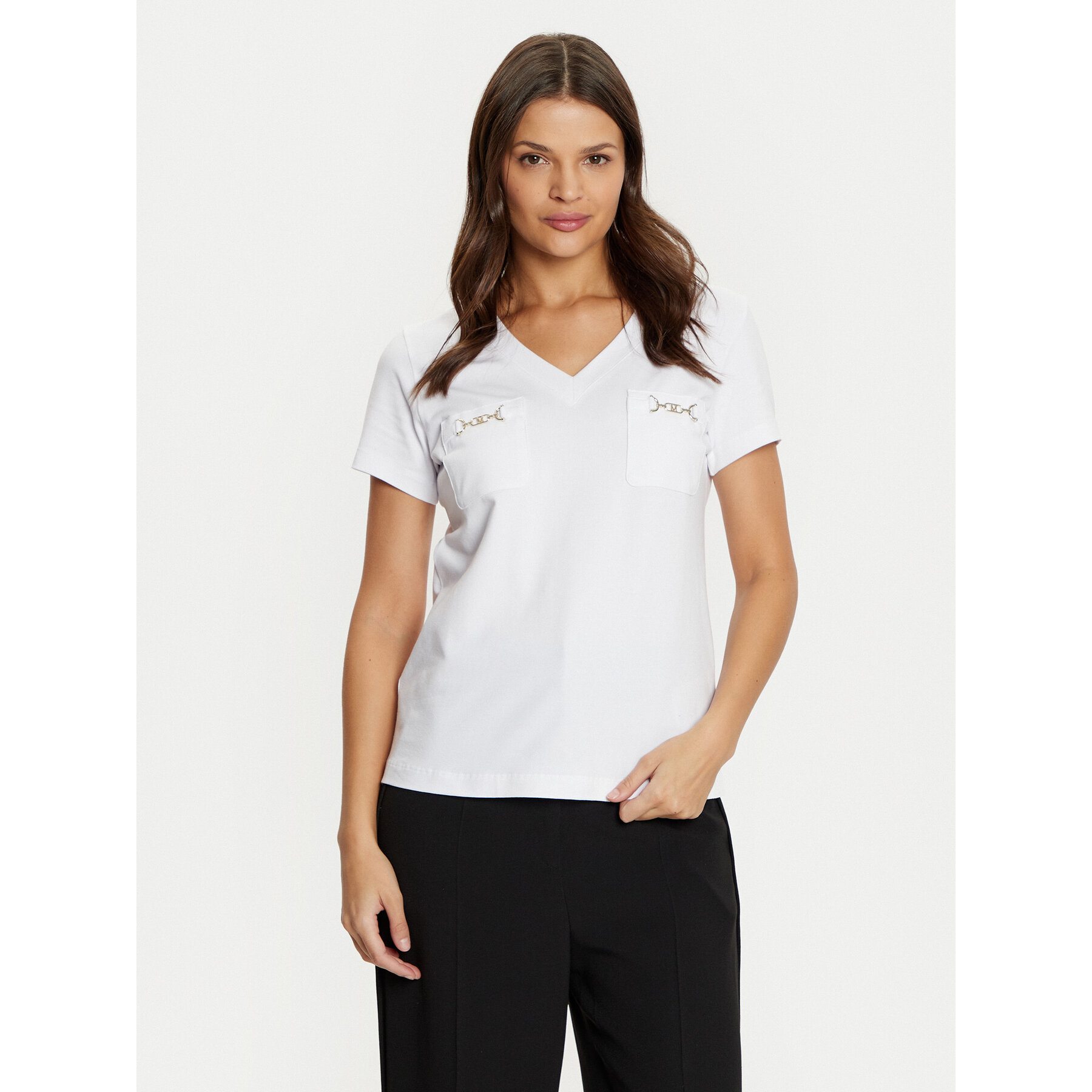 Marciano Guess T-Shirt 5RGI03 6008A Weiß Regular Fit