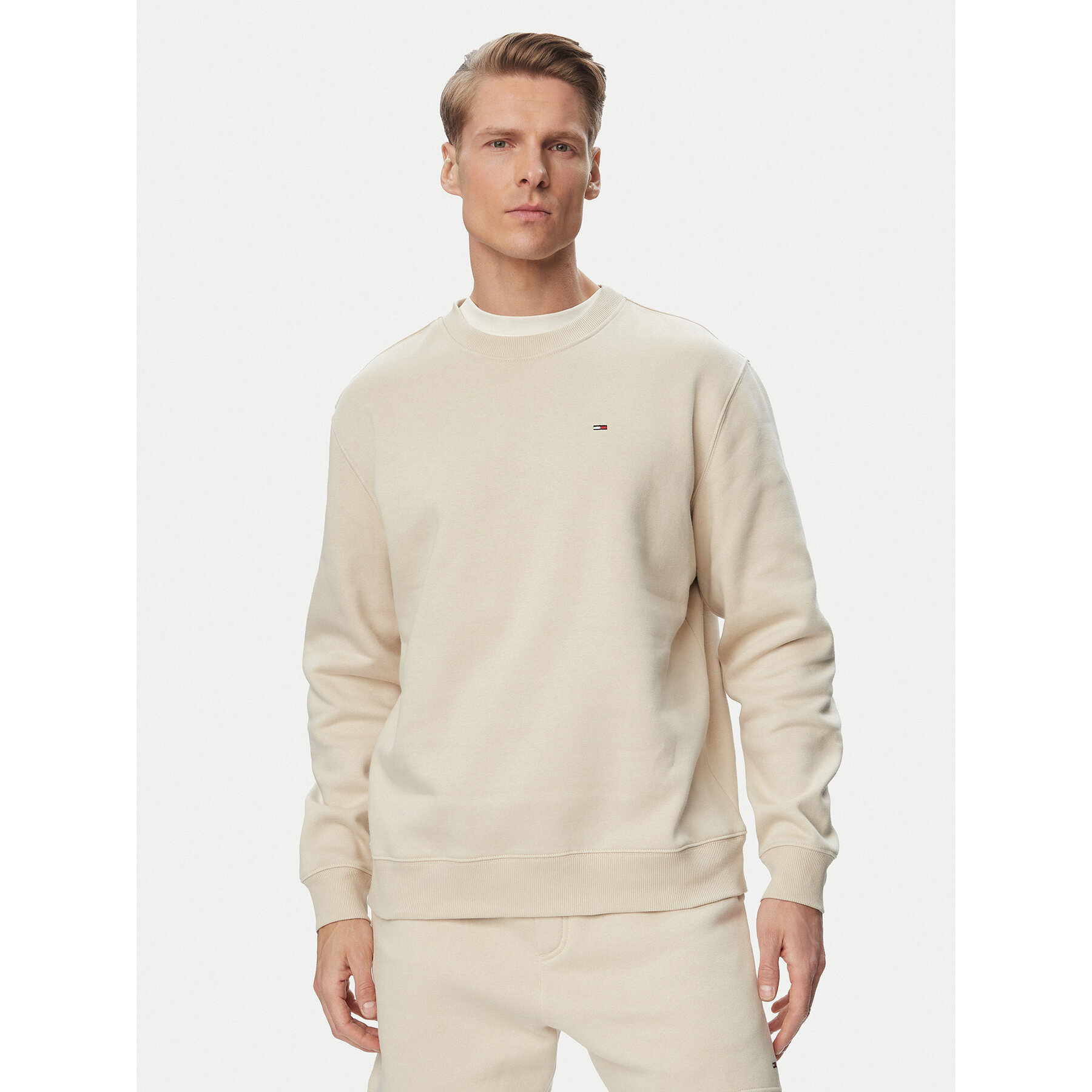 Tommy Jeans Sweatshirt DM0DM20741 Beige Regular Fit
