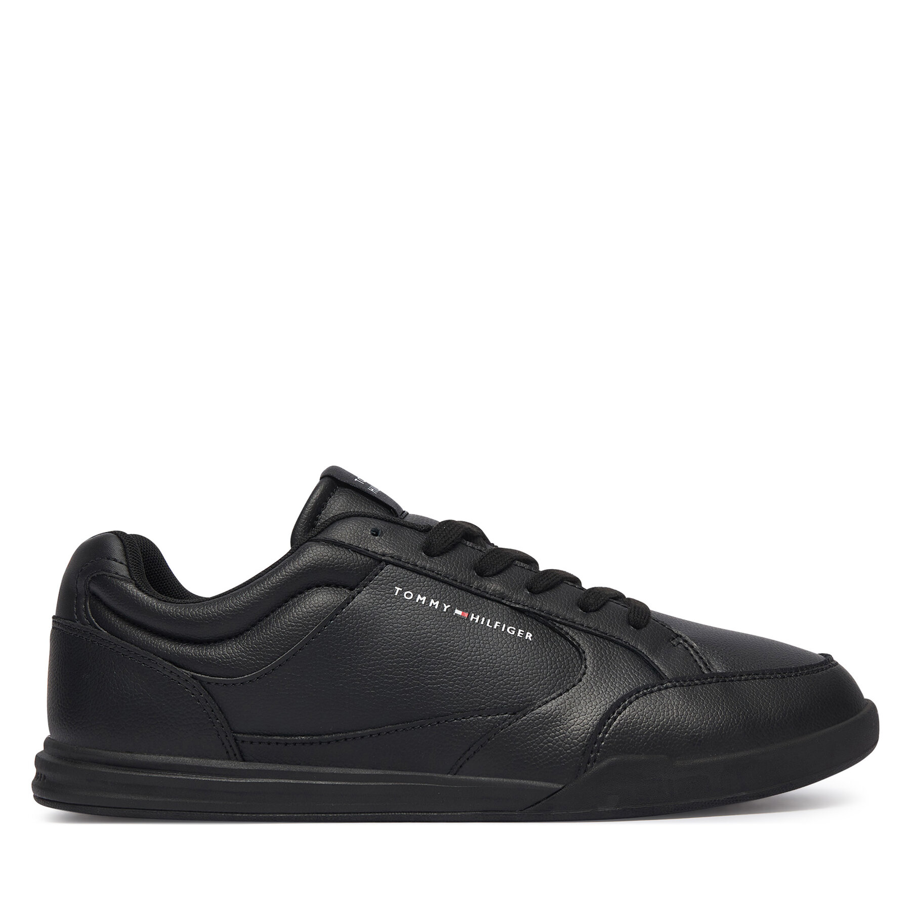 Sneakers Tommy Hilfiger Low Pro Cupsole Perf Leather FM0FM05944 Negru