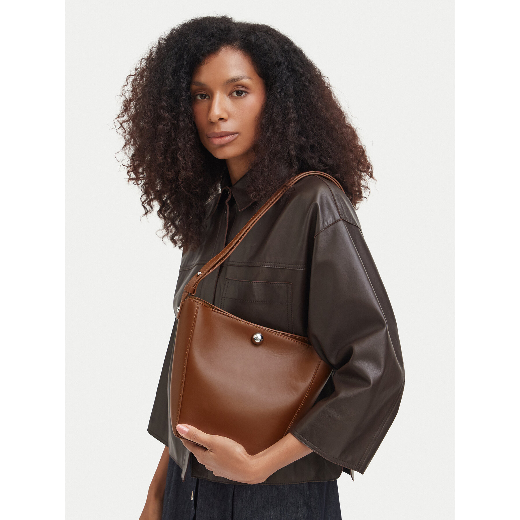 Дамска чанта Weekend Max Mara Kadonna 2625516075 Кафяв