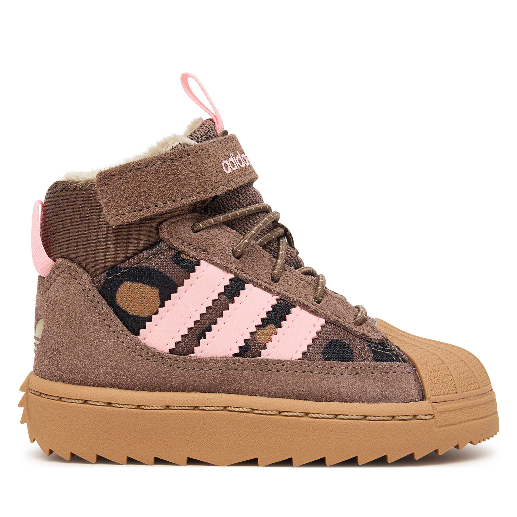 Šnurovacia obuv adidas Superstar Winter Trek KH9795 Hnedá