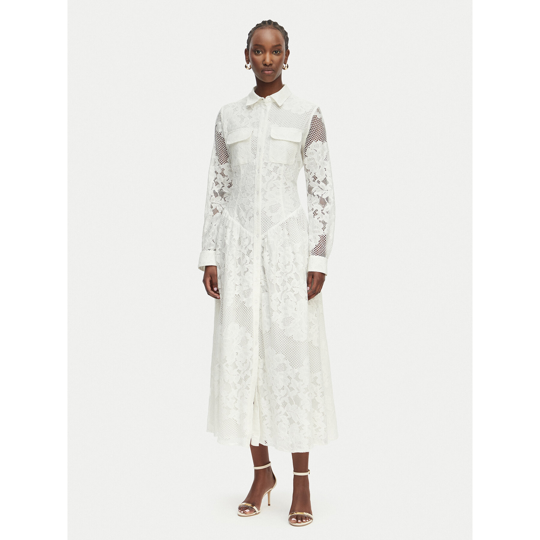 Bardot Hemdkleid Agatha 60066DB1 Creme Regular Fit
