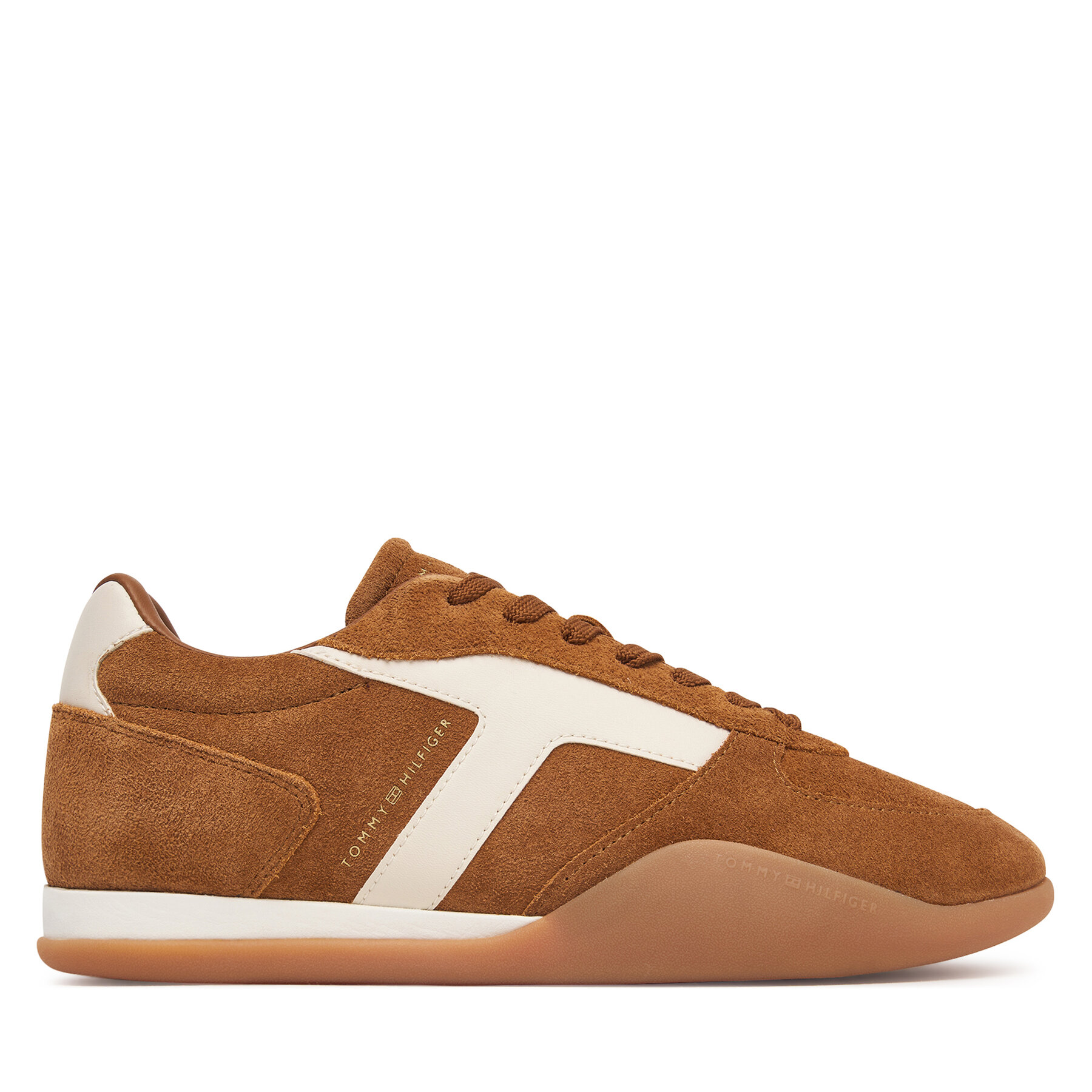 Сникърси Tommy Hilfiger Th Vintage Low Runner Suede FW0FW09621 Кафяв