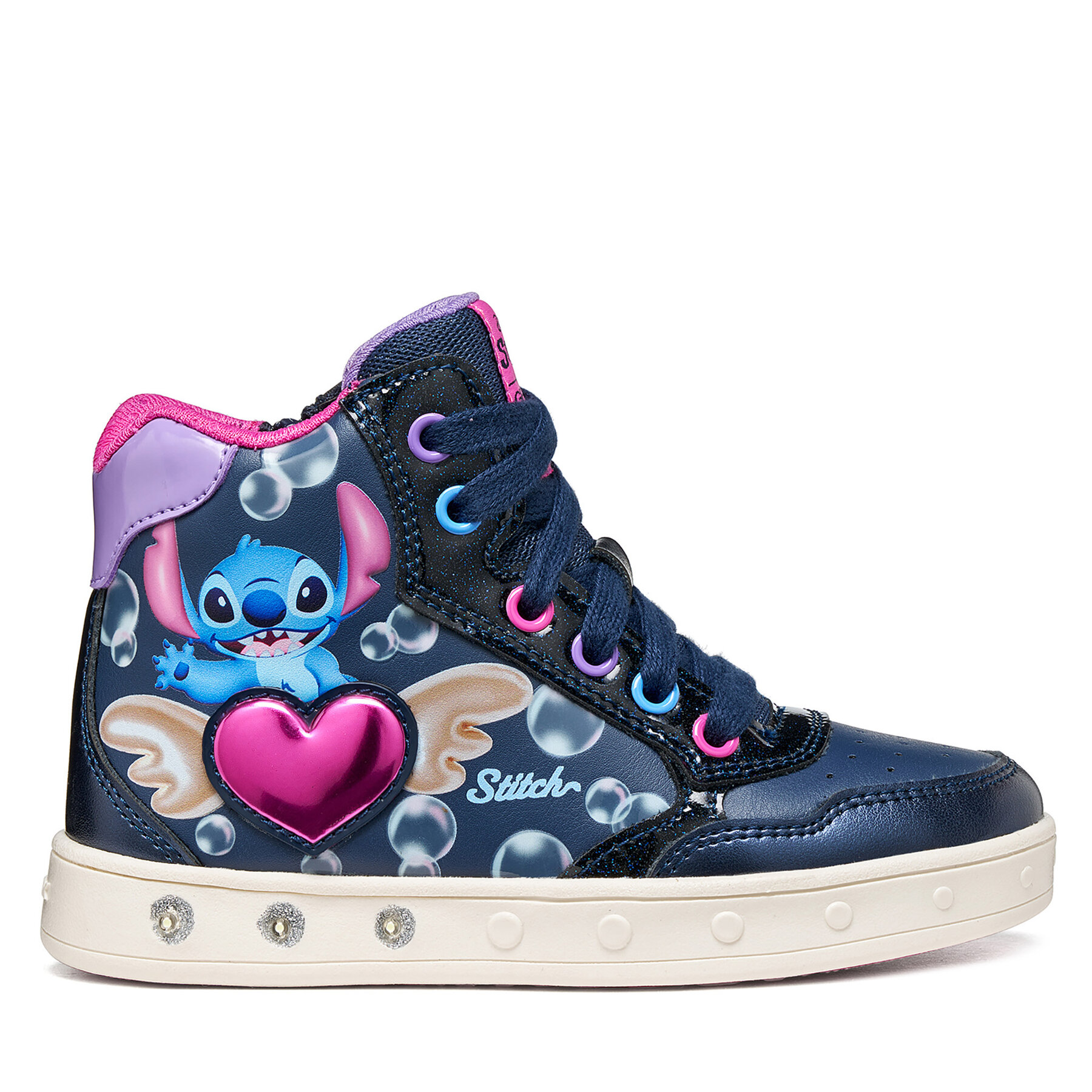 Sneakersy Geox J Skylin Girl J668WE 054AJ C4268 M Tmavomodrá