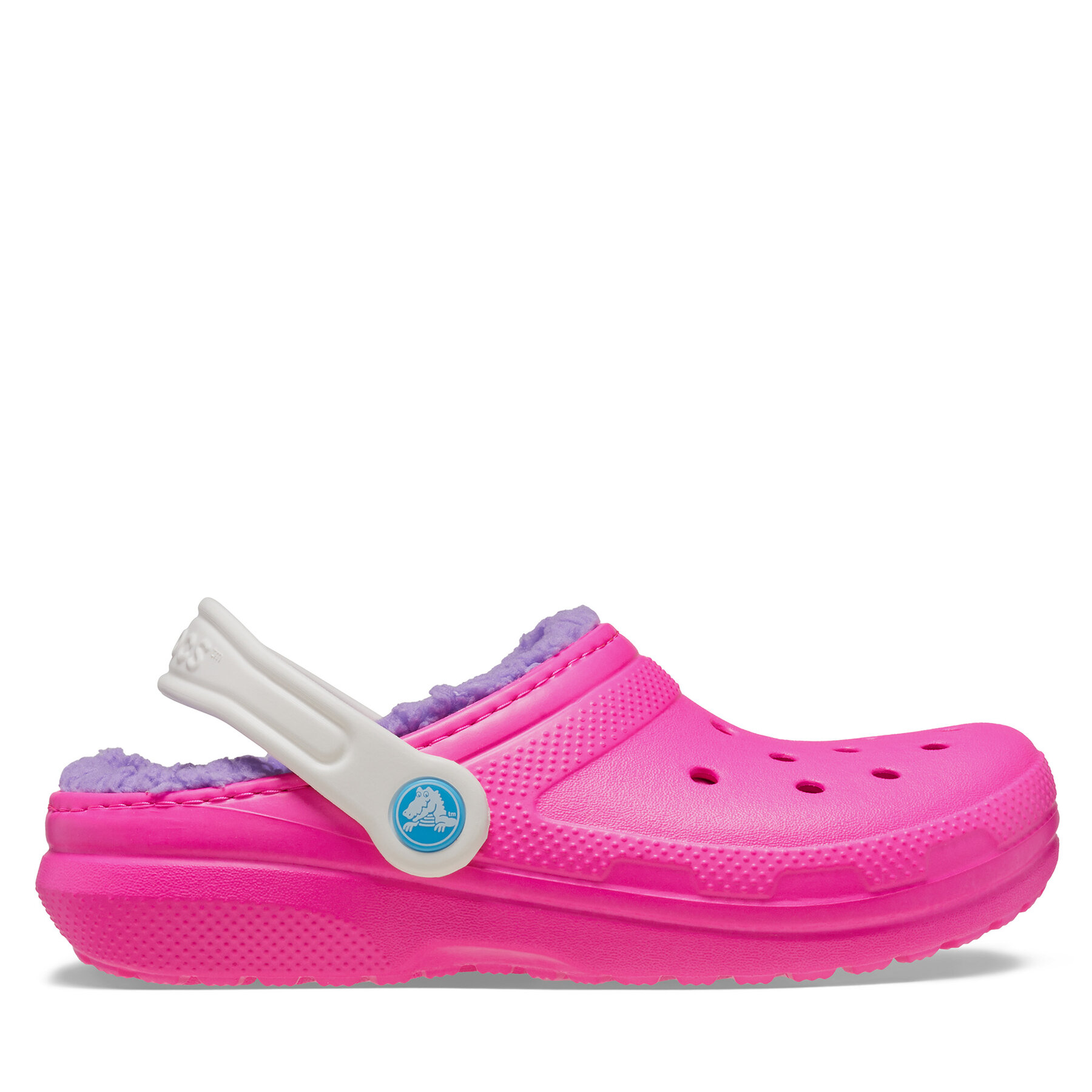 Şlapi Crocs Classic Lined Clog Kids 207010 Roz