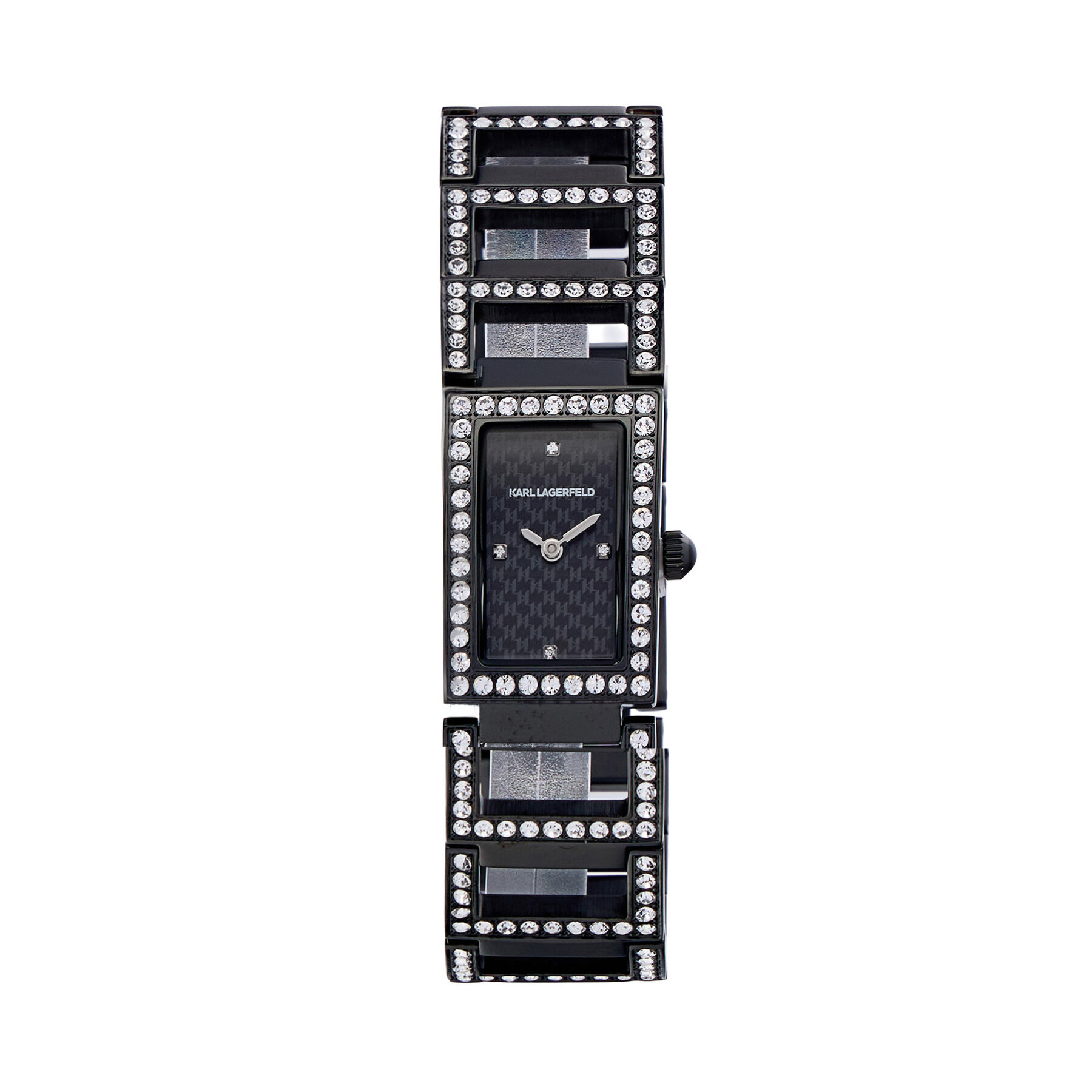 Hodinky KARL LAGERFELD R0553103501 Čierna