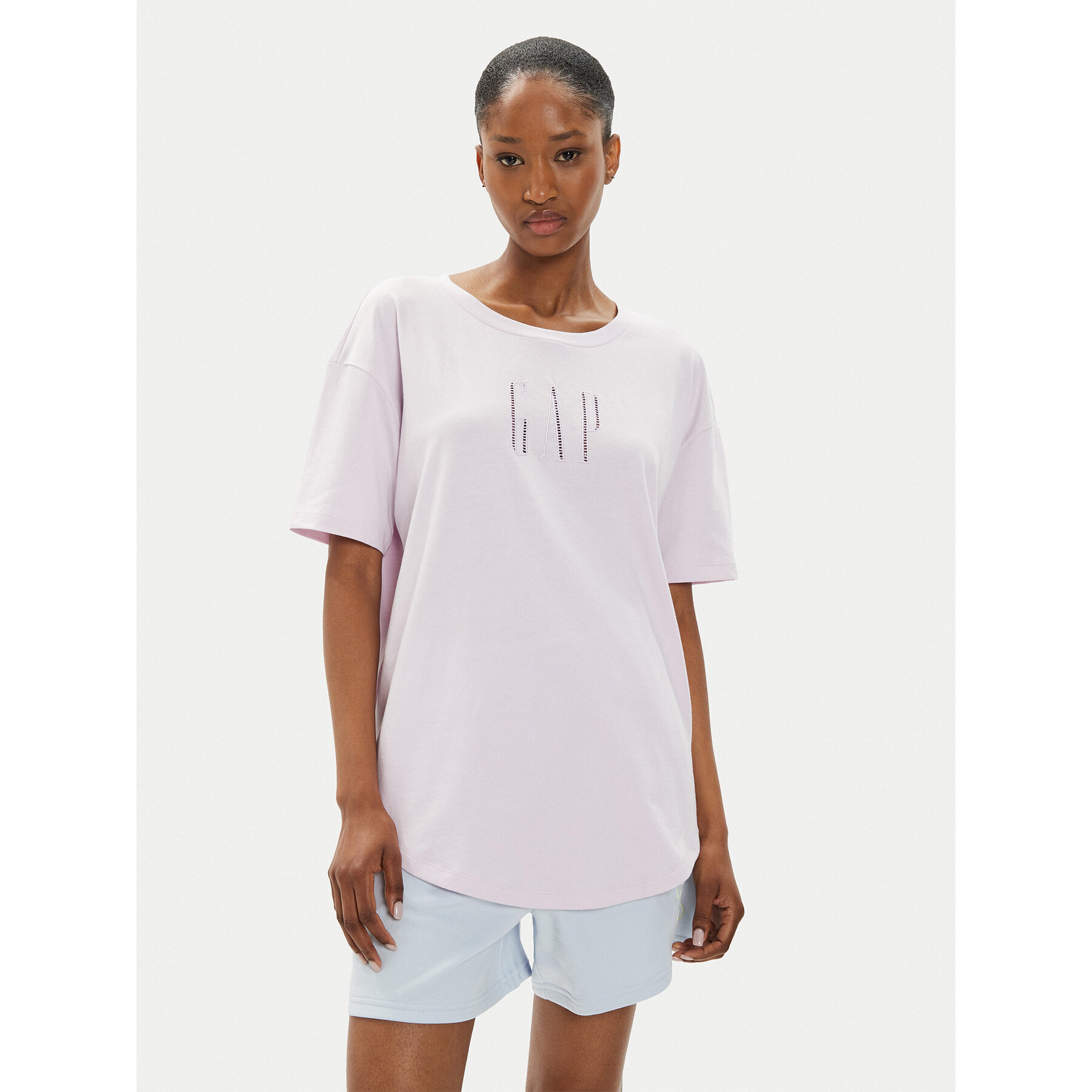 Gap T-shirt 627139-02 Viola Loose Fit