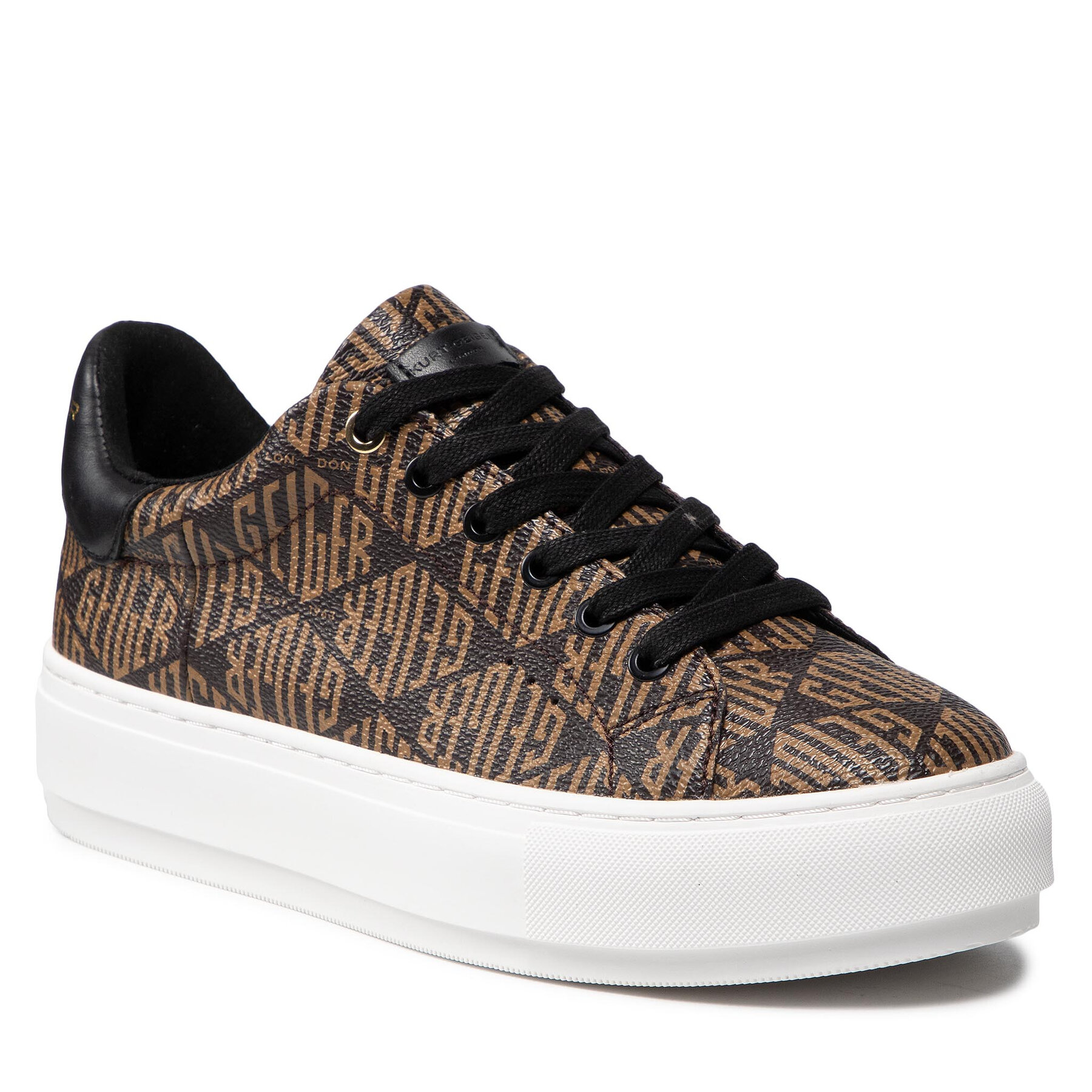 Sneakers Kurt Geiger Laney 2339132979 Mid Brown epantofi.ro imagine noua
