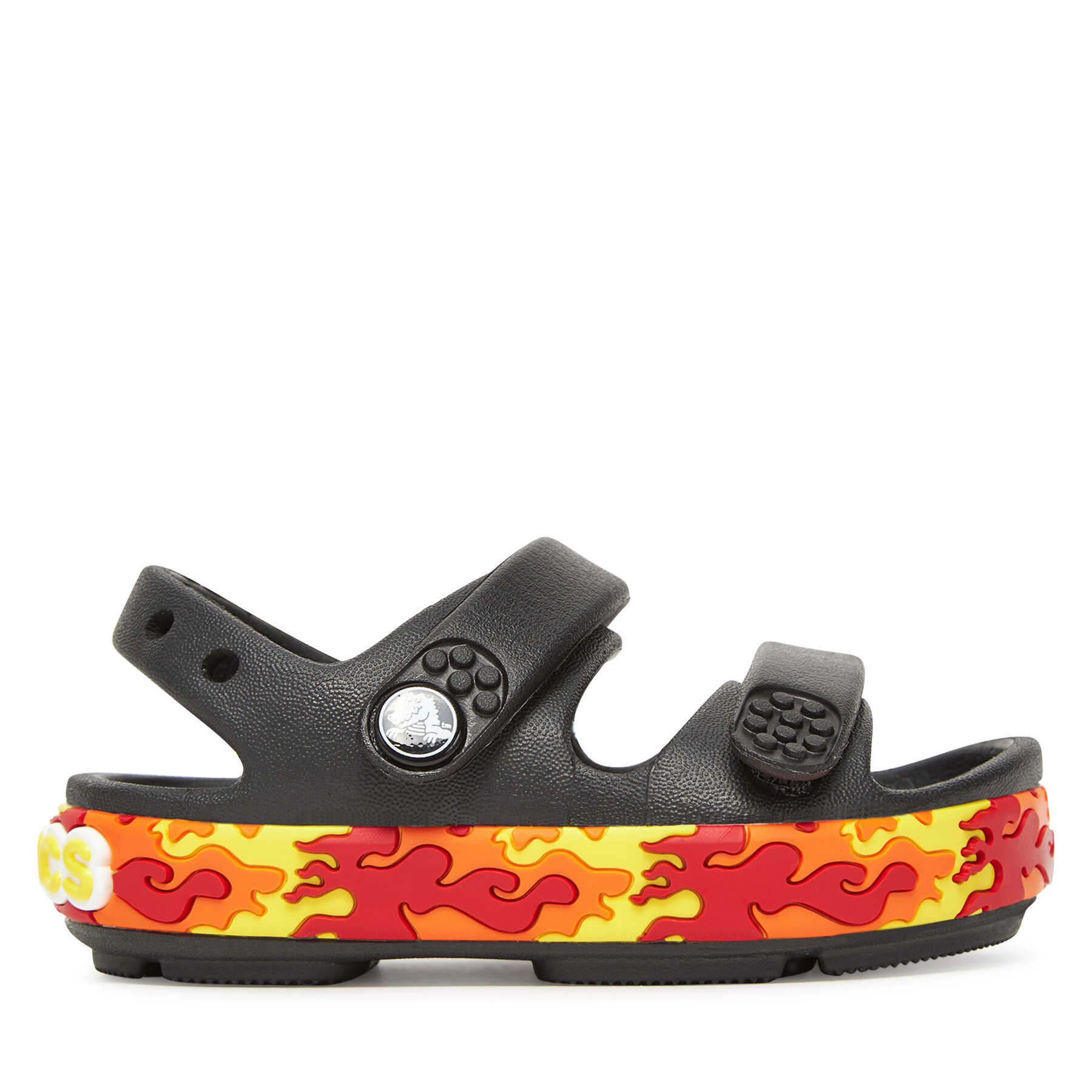 Sandále Crocs Toddler Crocband™ Cruiser Flames 211269 Čierna
