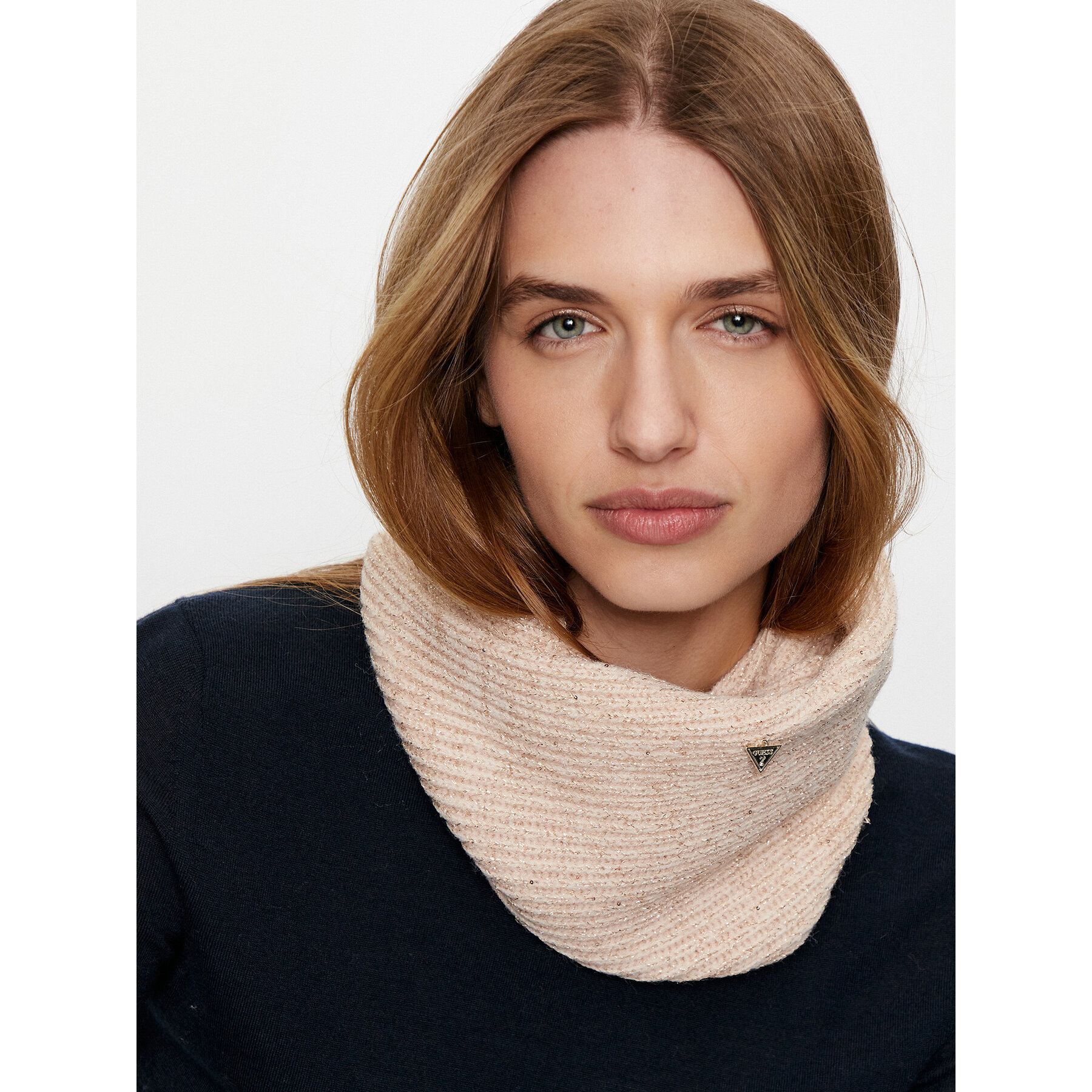 Halsvärmare Guess AW5237 WOL03AW5237 WOL03 Rosa