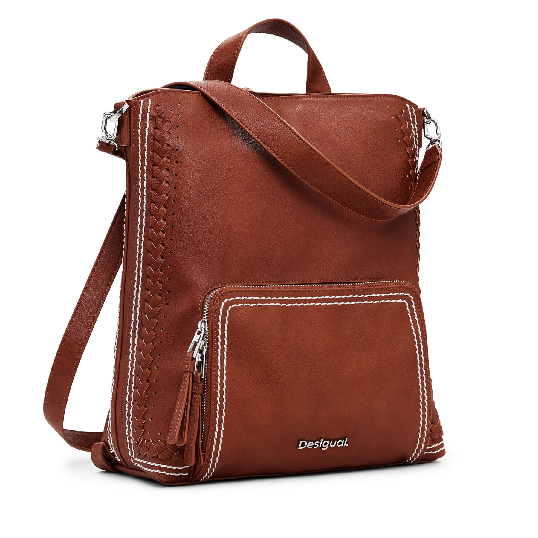 Zaino Desigual Trama Pretoria 25SAKP21 Marrone