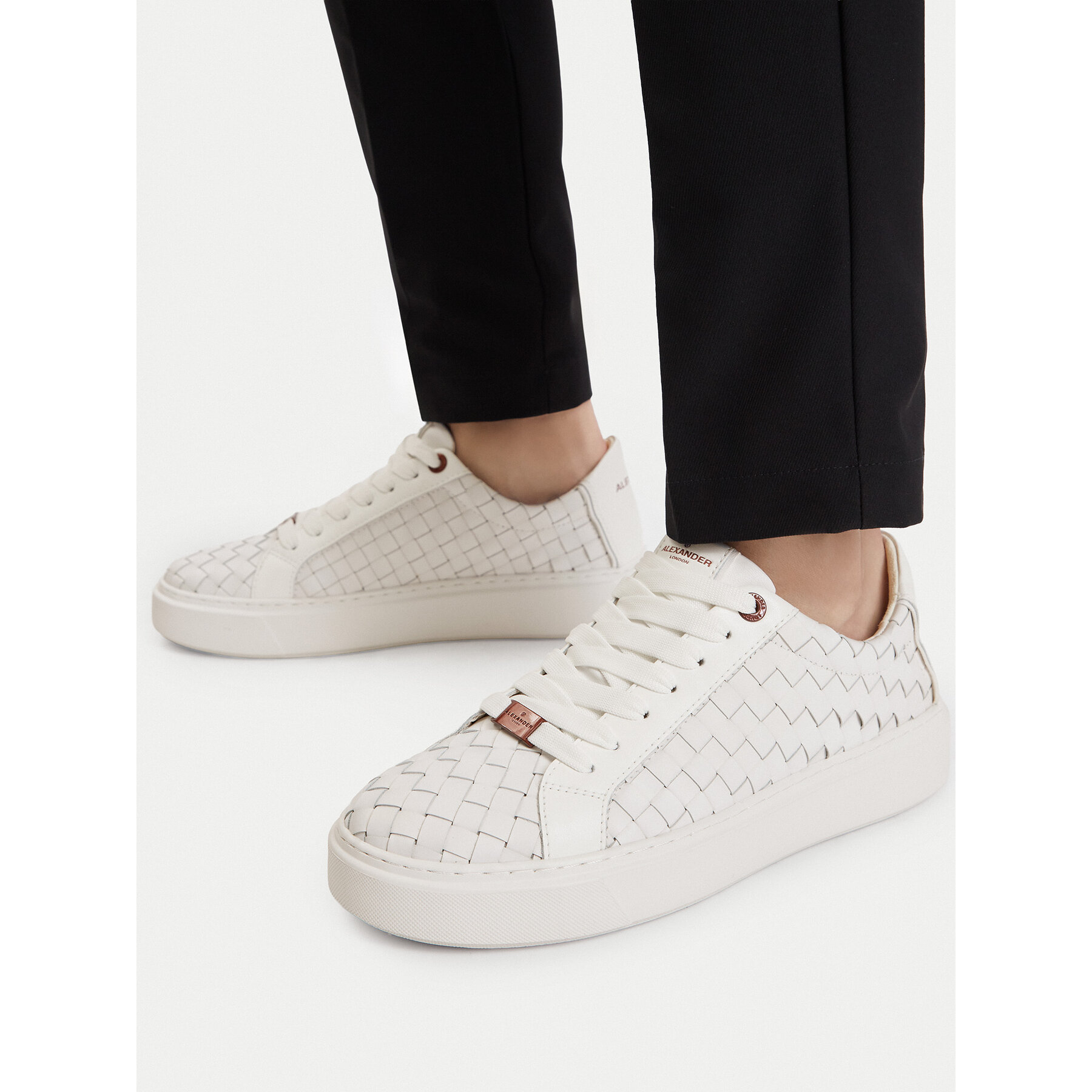 Tenisice Alexander Smith London ALBDLDM 9103 Bijela