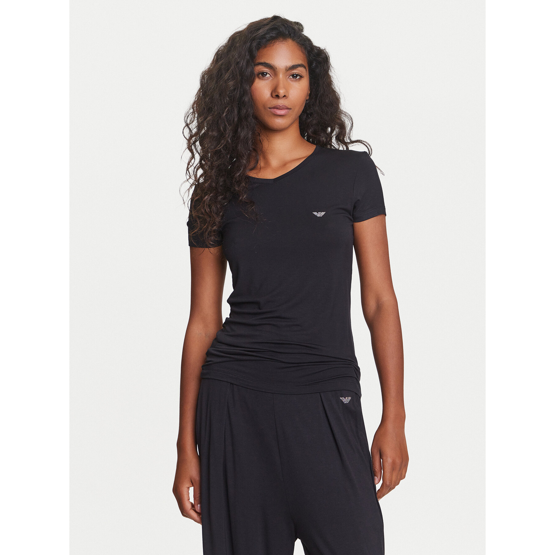 Emporio Armani Underwear T-Shirt EW000409 AF10889 UC001 Μαύρο Regular Fit