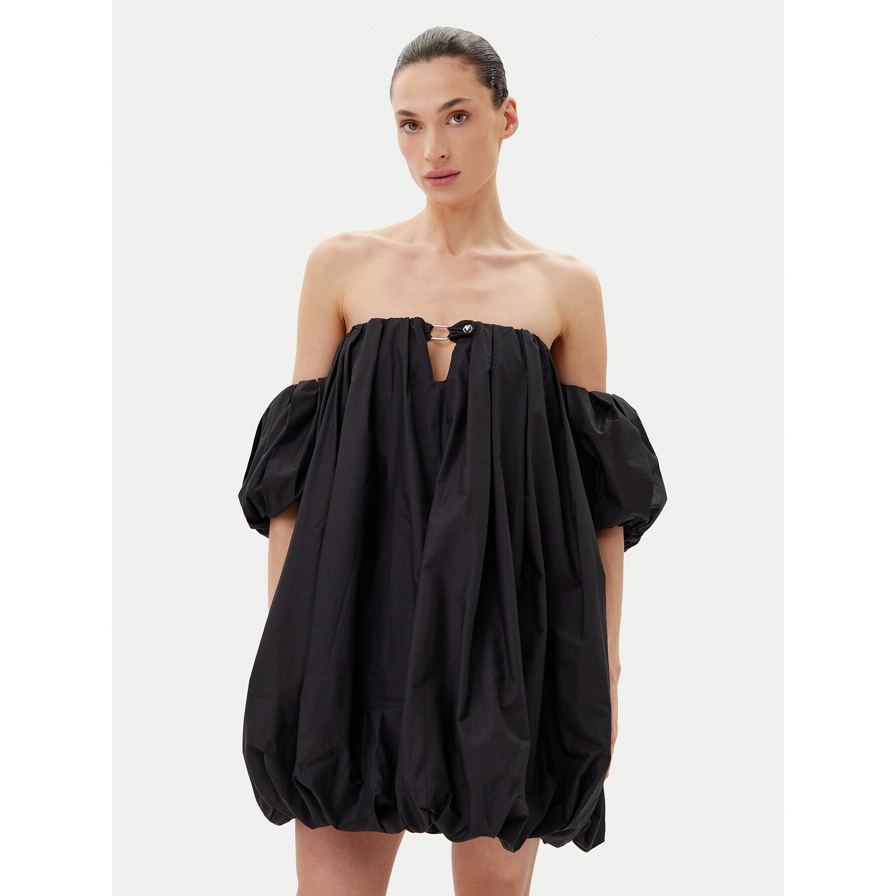 PINKO Sommerkleid 105211 A2LD Z99 Schwarz Regular Fit