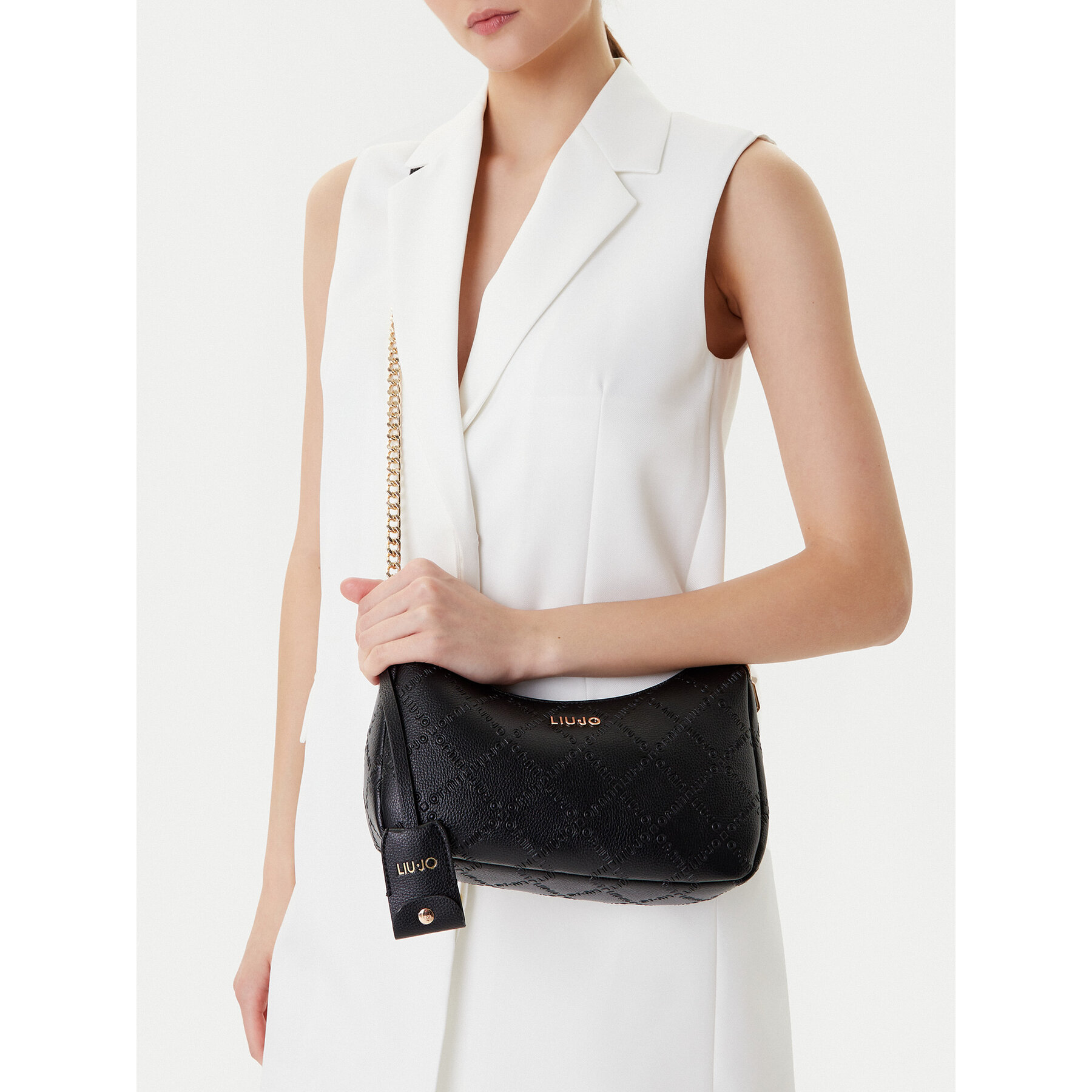 Дамска чанта Liu Jo Ecs S Hobo AF5056 E0538 Черен