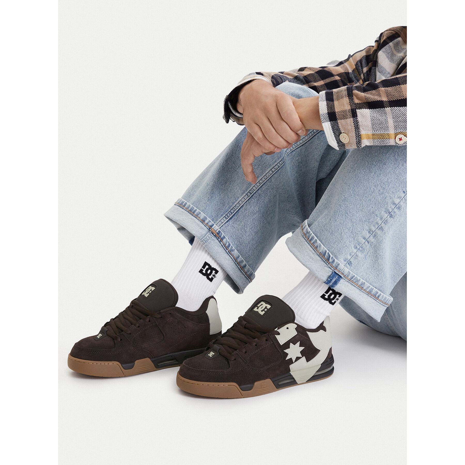 Sneakers DC Shoes EO-COMMAND SE DC03287210 Maro închis