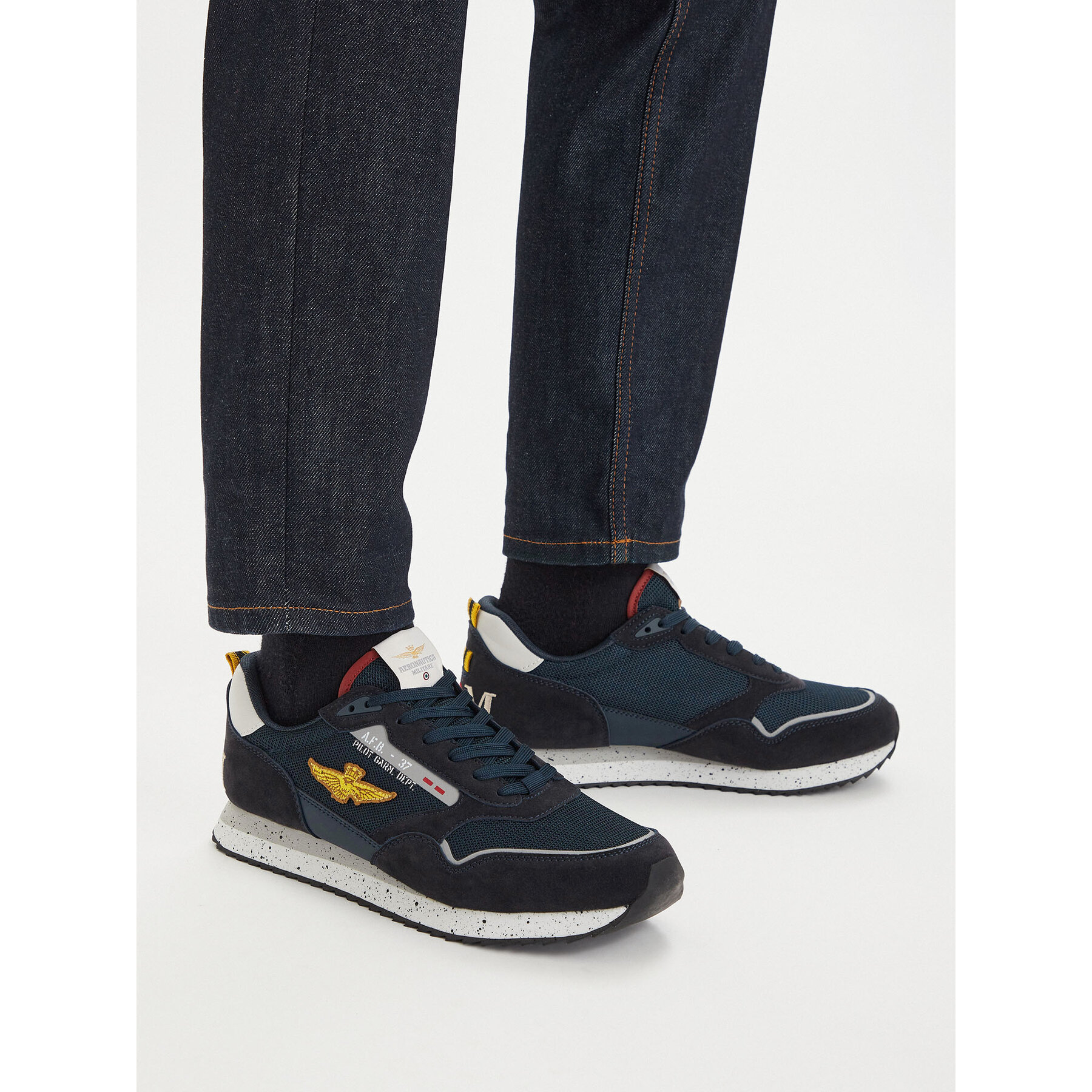 Сникърси Aeronautica Militare 261SC0288UCT03545 Тъмносин