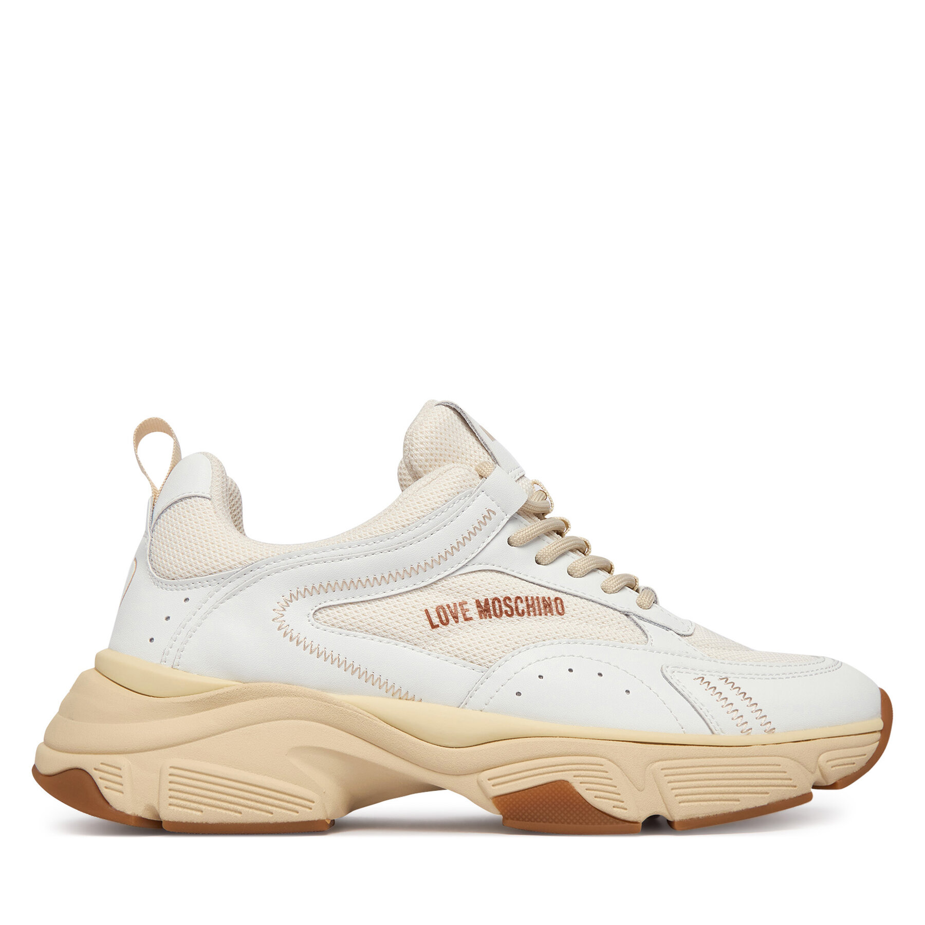 Sneakersy LOVE MOSCHINO JA15426G1OIQ411A Biela