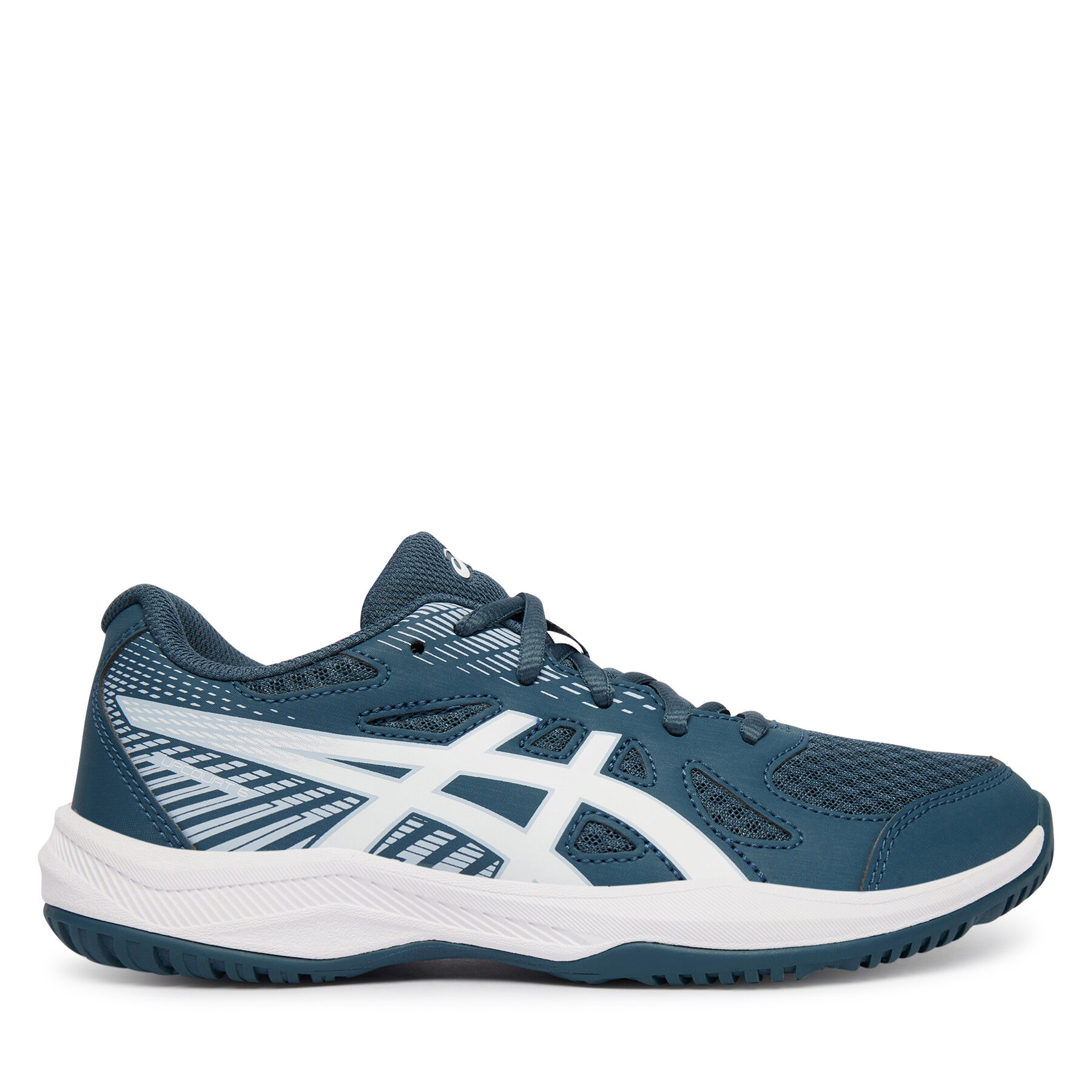 Tenisice za dvoranski nogomet Asics Upcourt 6 Gs 1074A045 Tamnoplava