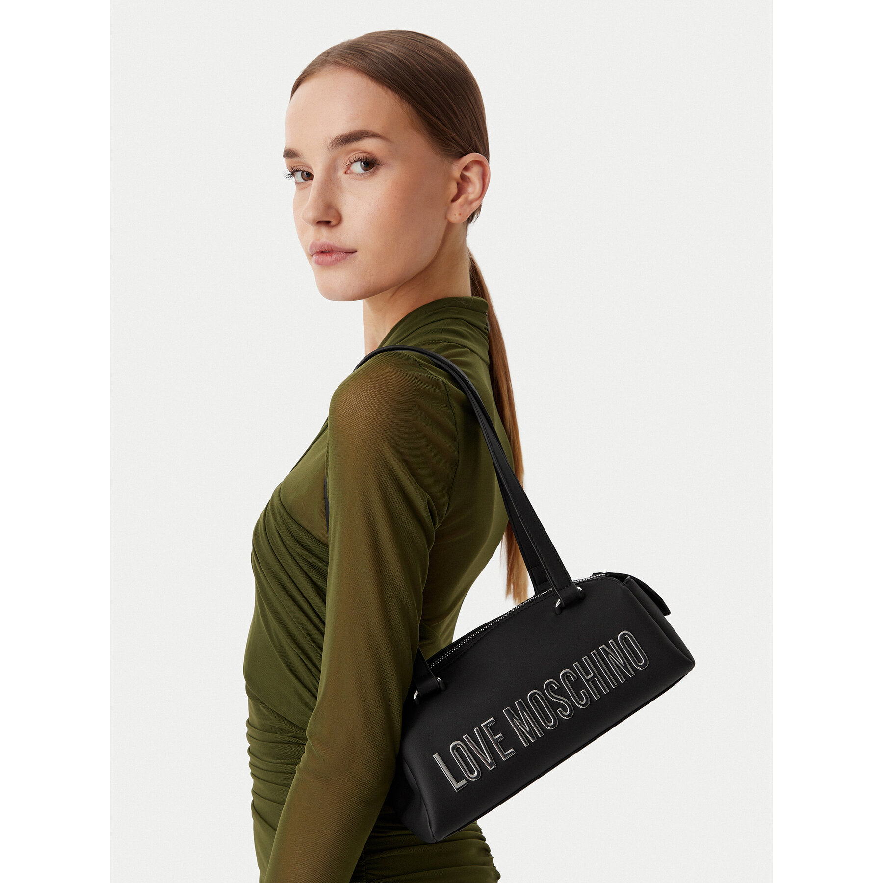 Geantă LOVE MOSCHINO Bold Love JC4184PP1PKD000B Negru
