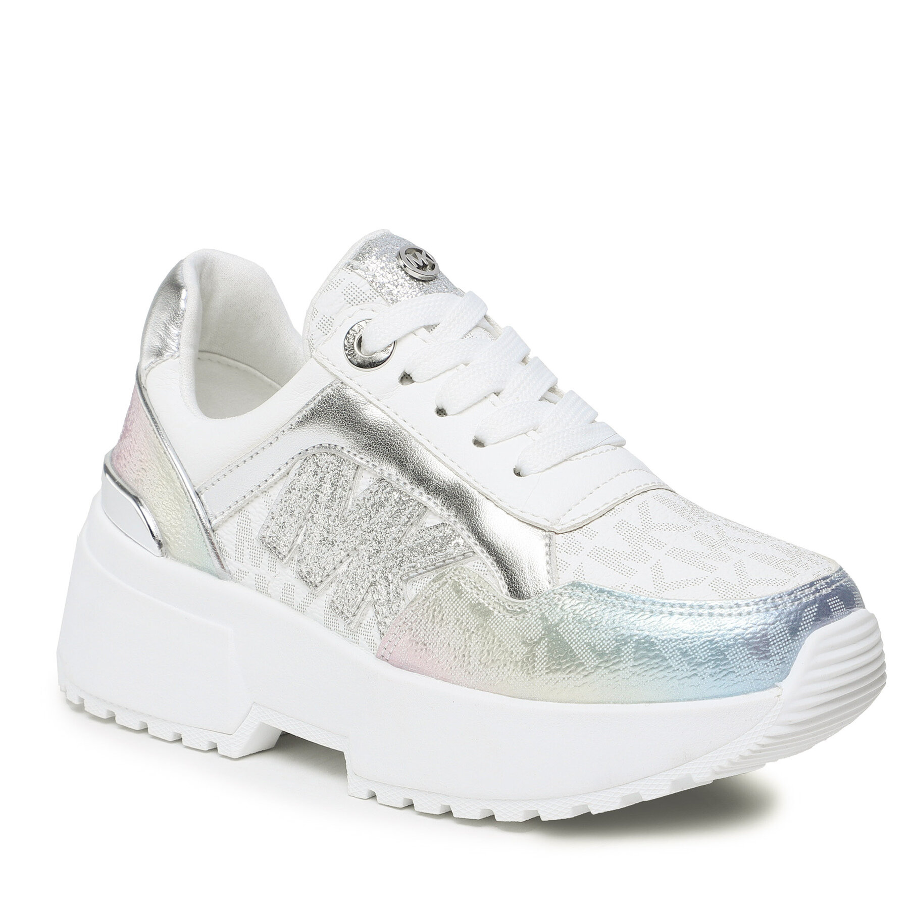 

Снікерcи MICHAEL KORS KIDS Cosmo Maddy MK100699C White/Rainbow, Білий