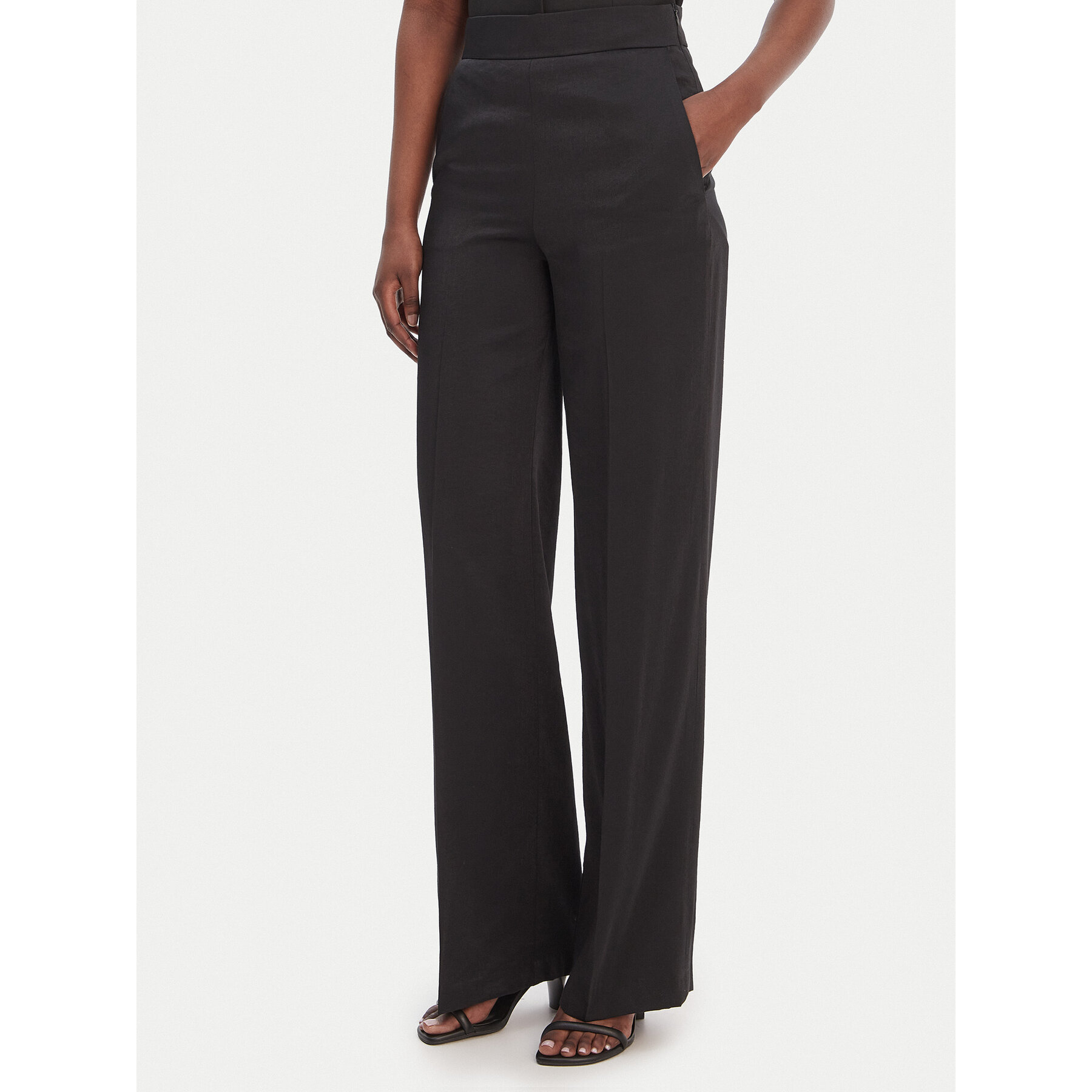 Morgan Palazzohose 251-PVTEO.F Schwarz Wide Leg