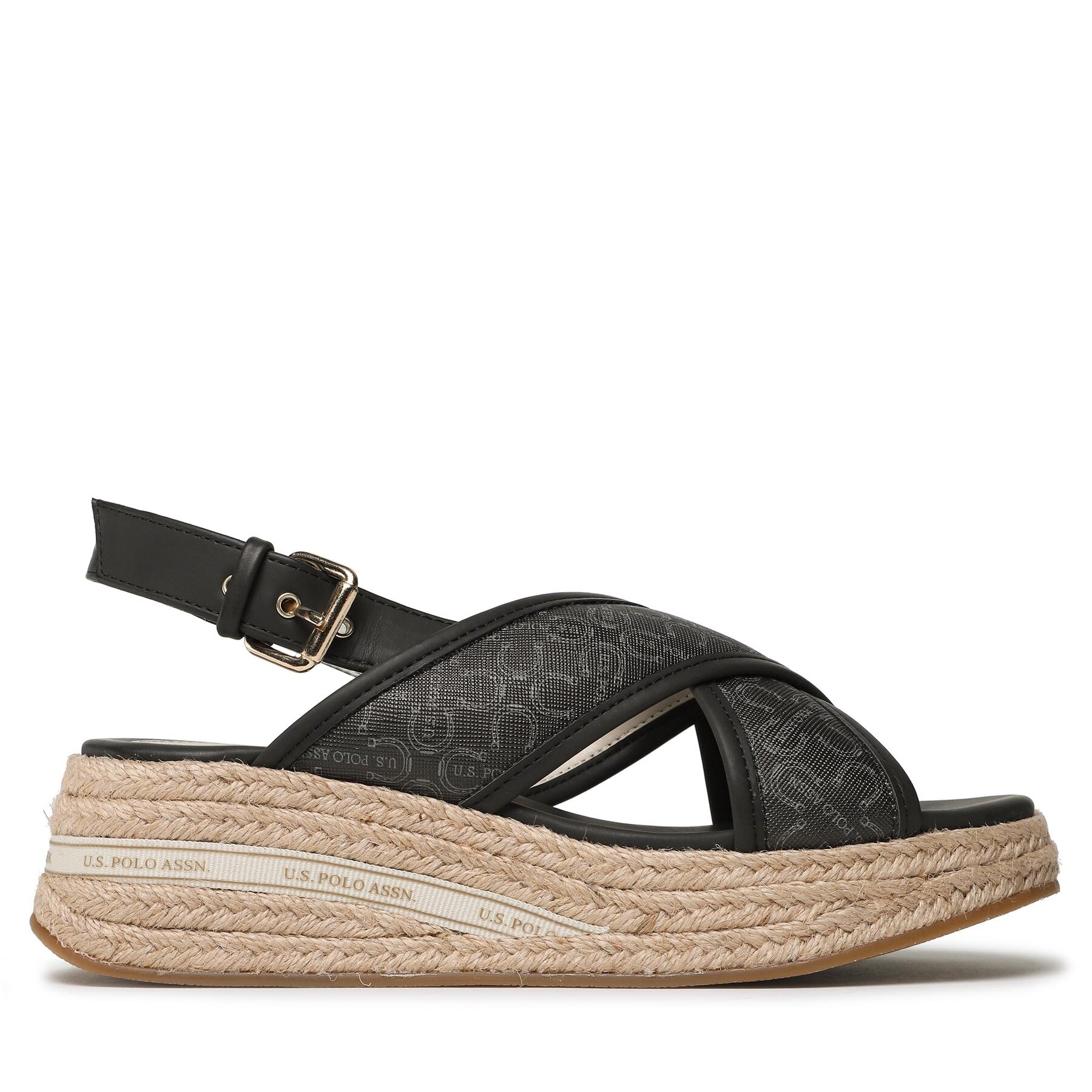 Sandalias U.S. Polo Assn. Glory GLORY005 PRINT Negro